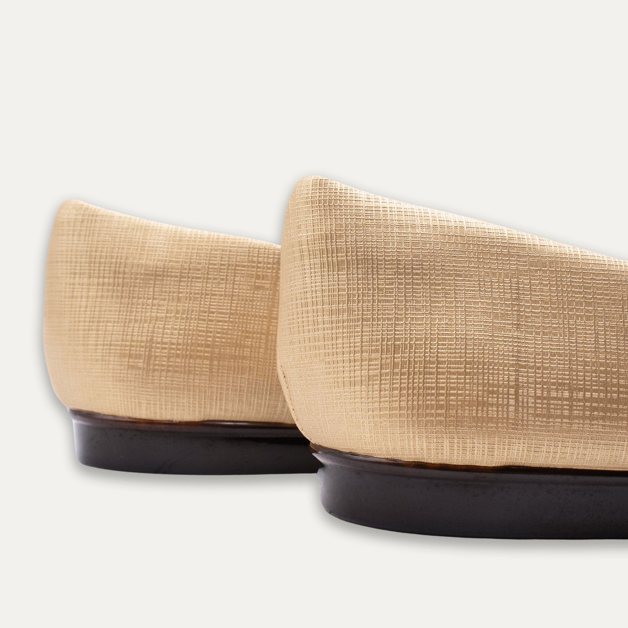 Yesenia Pointed Toe Flats Gold