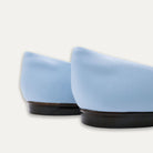 Julieta Crystal Lazo Pointed Toe Flats Blue