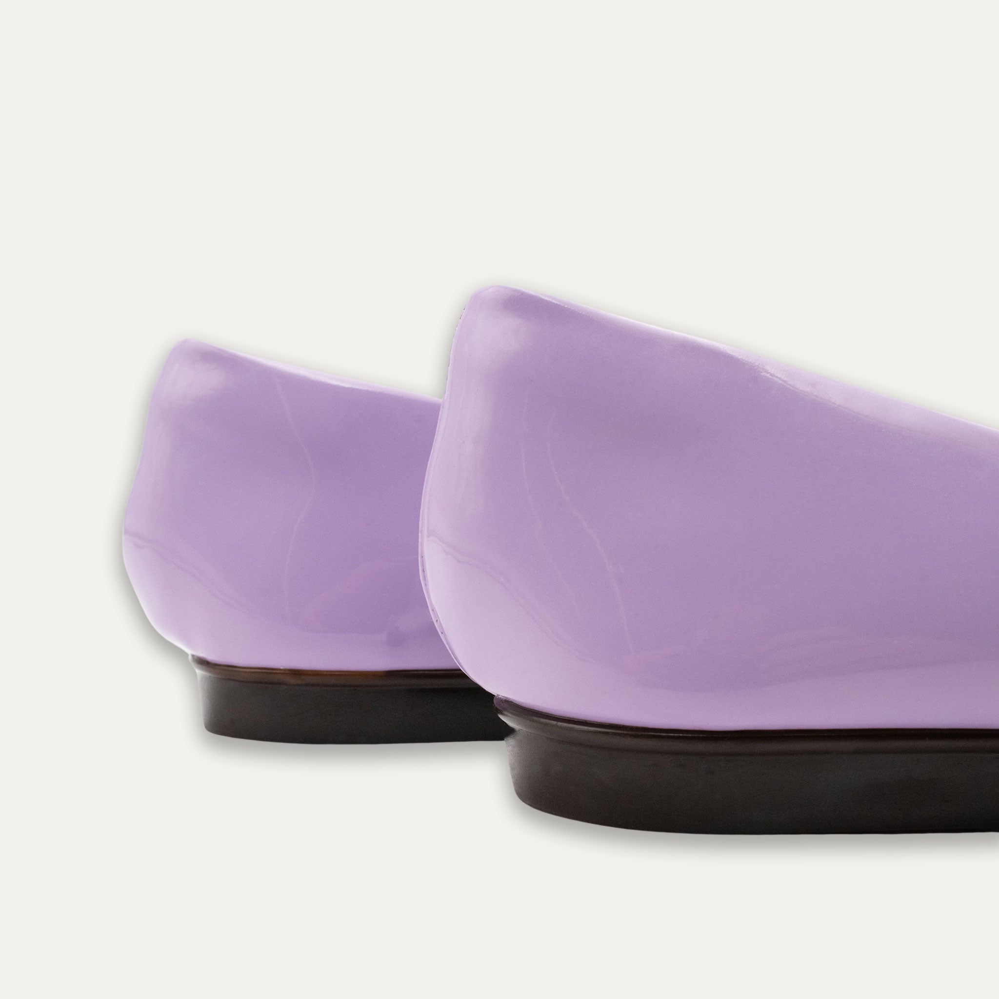 Adel Crystal Buckle Ballet Flats Mauve