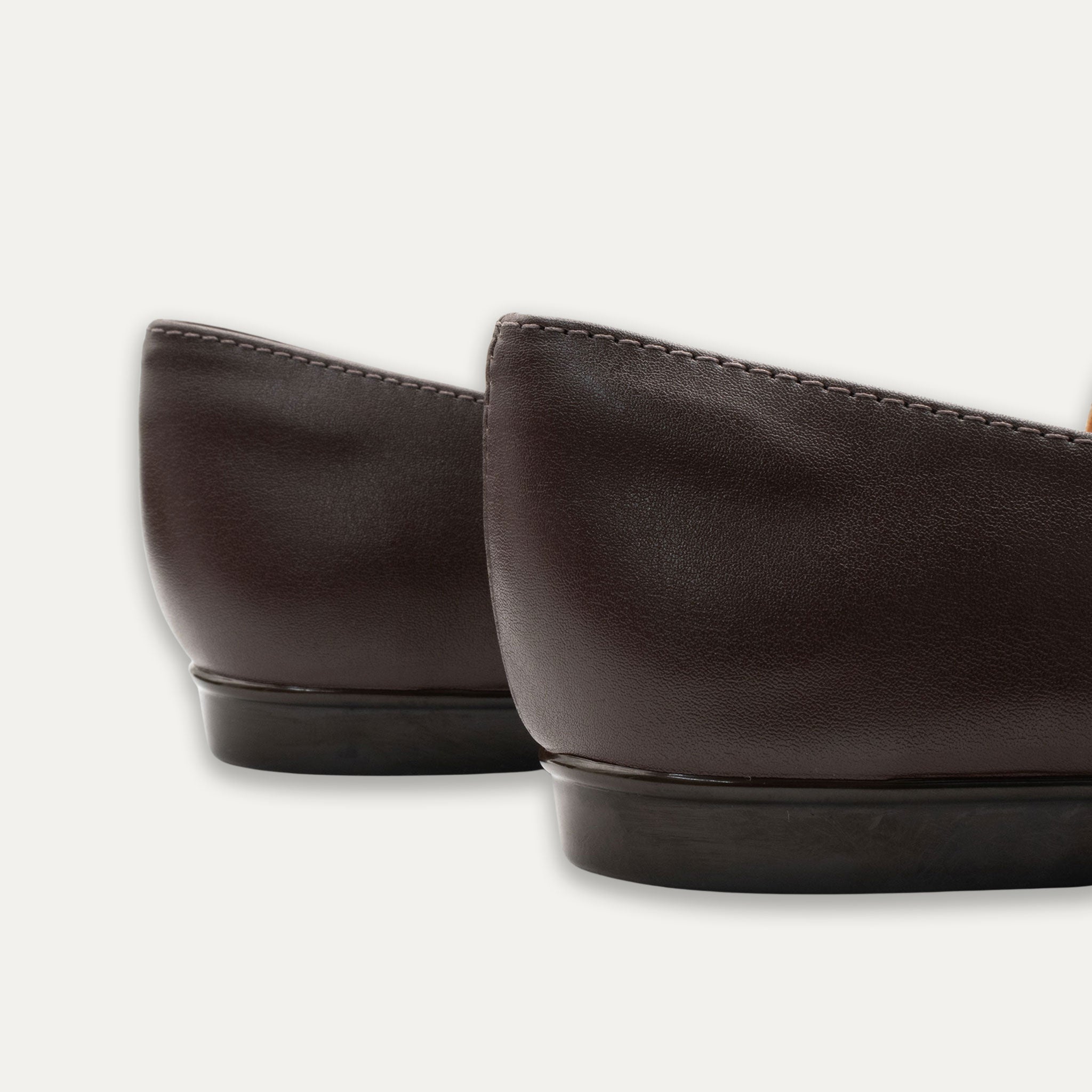 Leandra Coffee Knotted Loafers