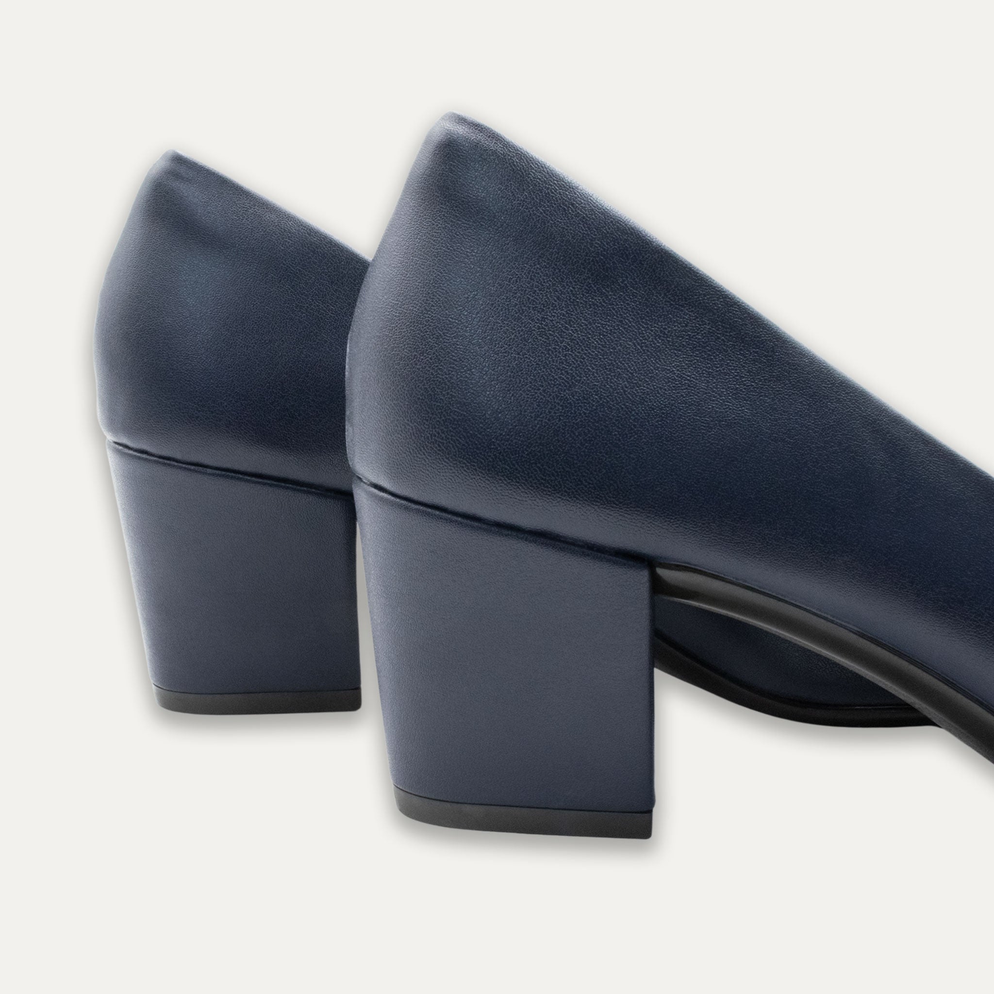 Vanina Marine Mary Jane Block Heels