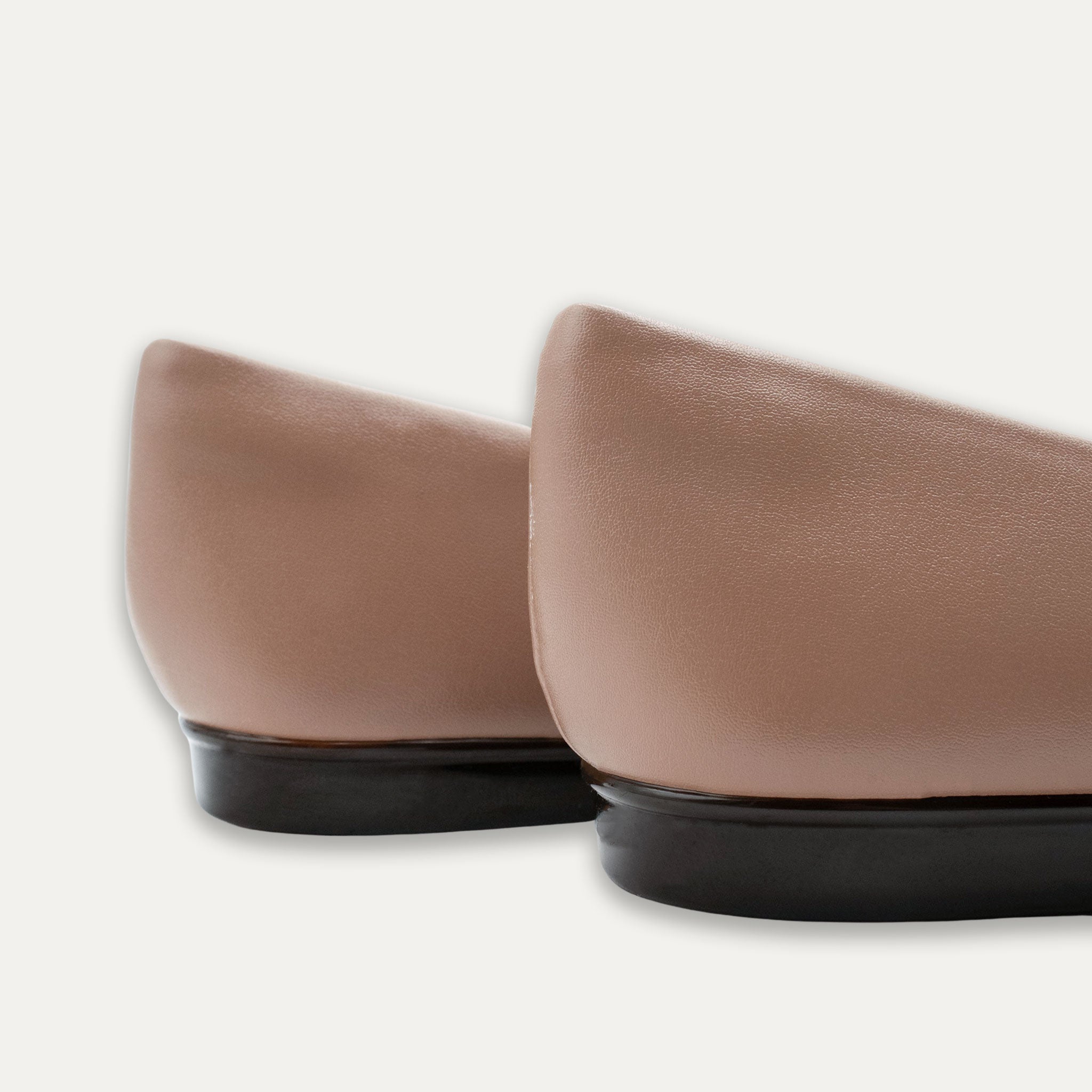 Carmen Pointed Toe Flats Tan