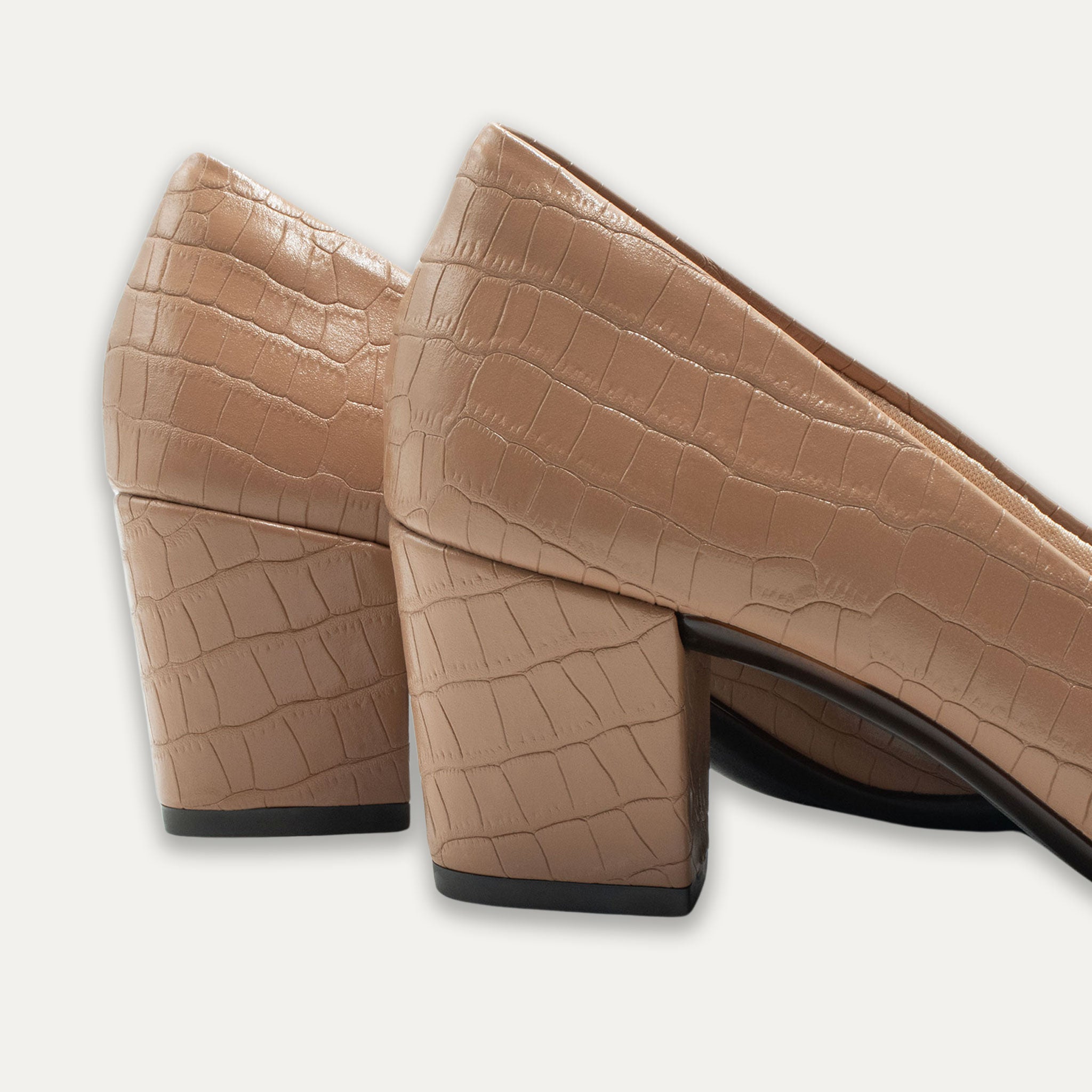 Vicenta Tan Block Heels