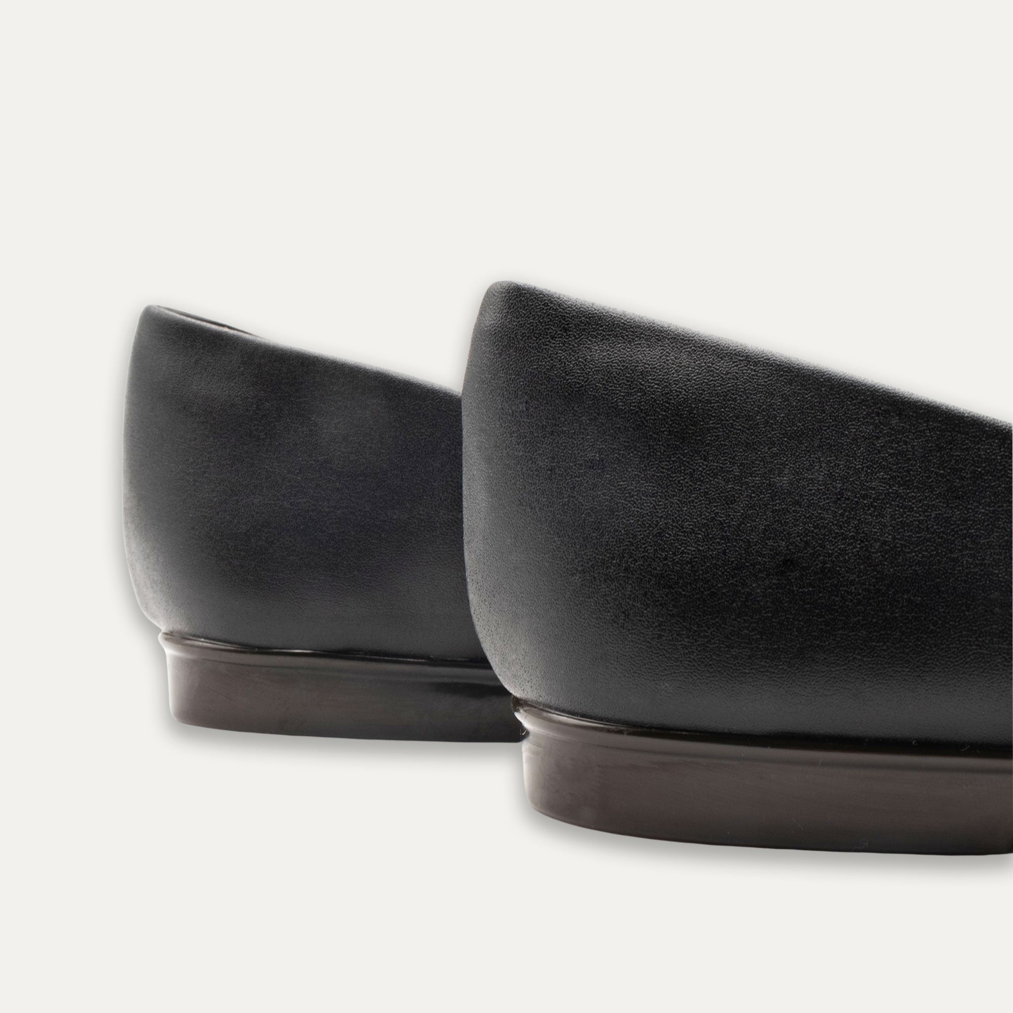 Elena Pointed Toe Flats Black