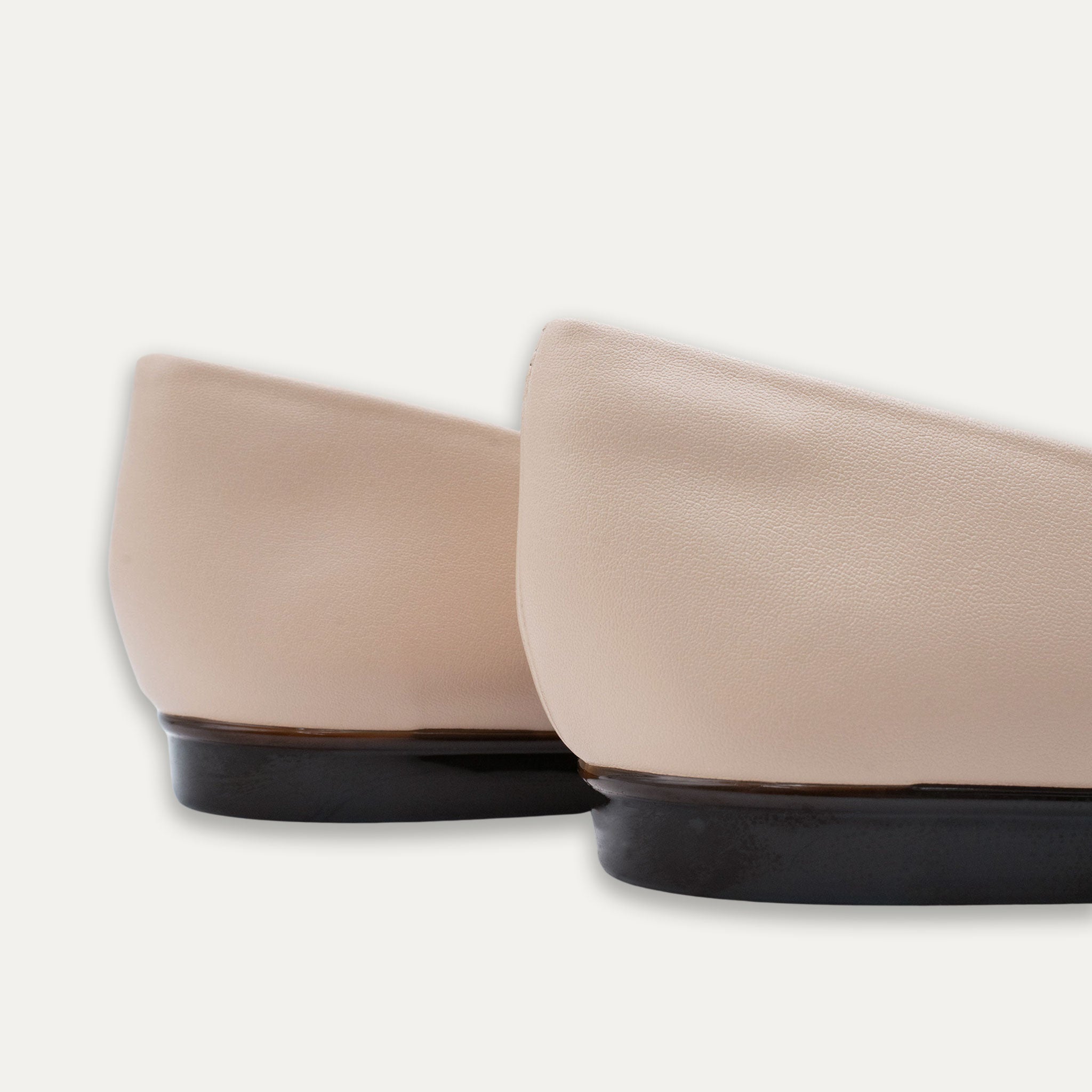 Analia Pointed Toe Flats Nude