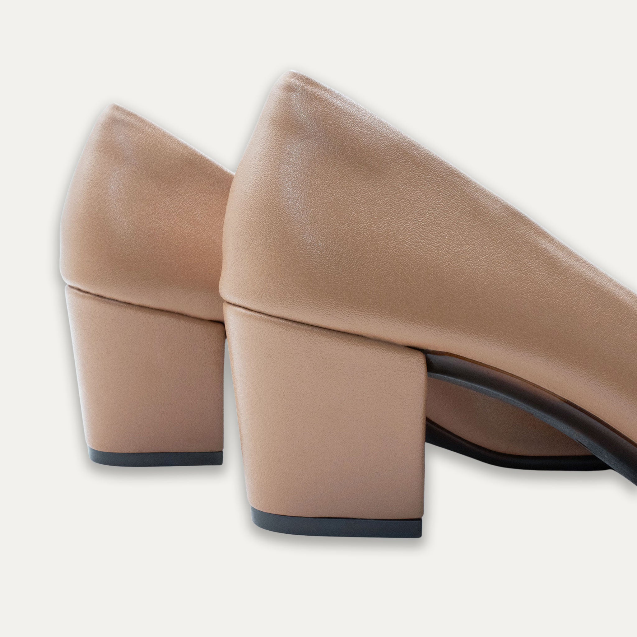 Vanina Tan Mary Jane Block Heels
