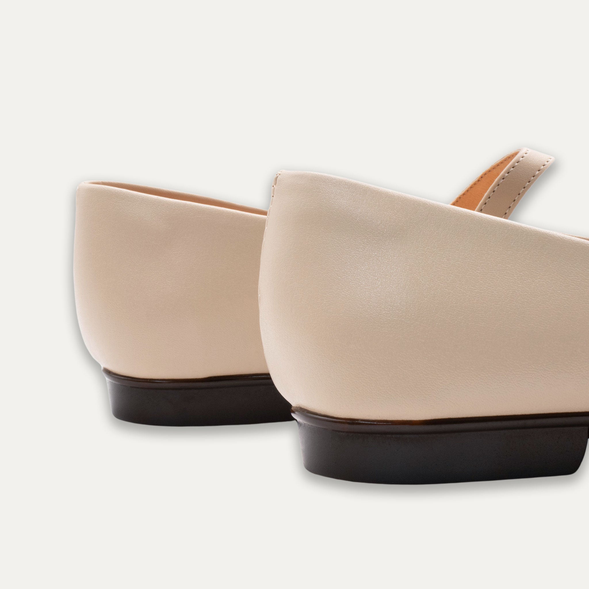 Maya Cream Mary Jane Ballet Flats