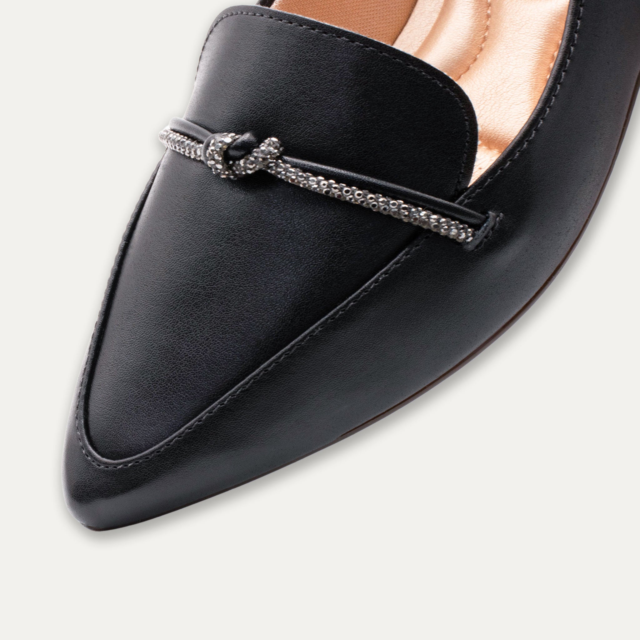 Viviana Napa Black Loafers