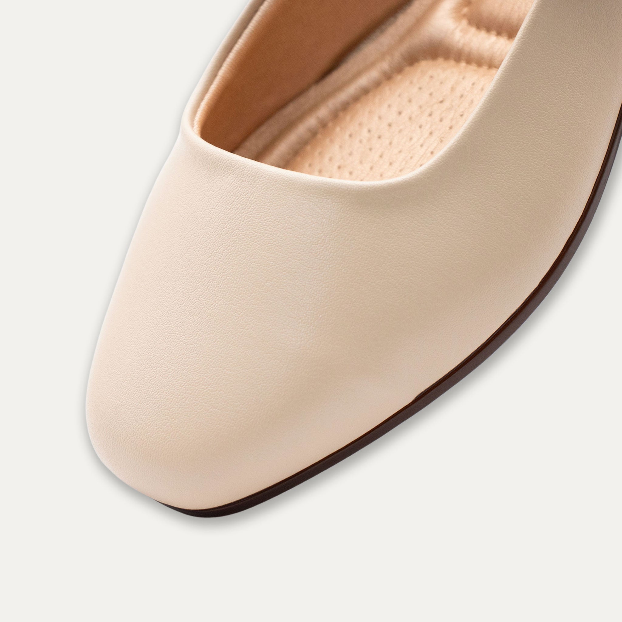 Maya Cream Mary Jane Ballet Flats