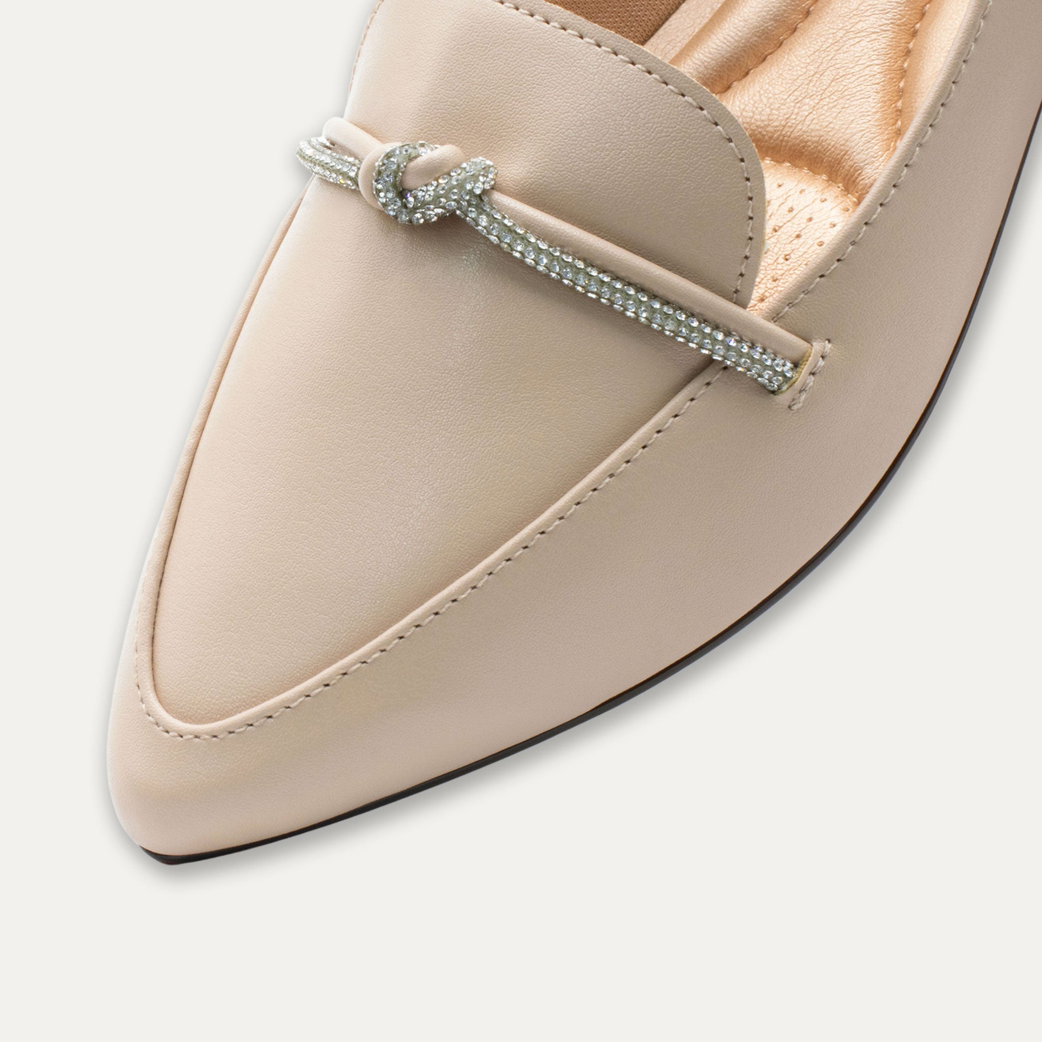 Viviana Napa Nude Loafers