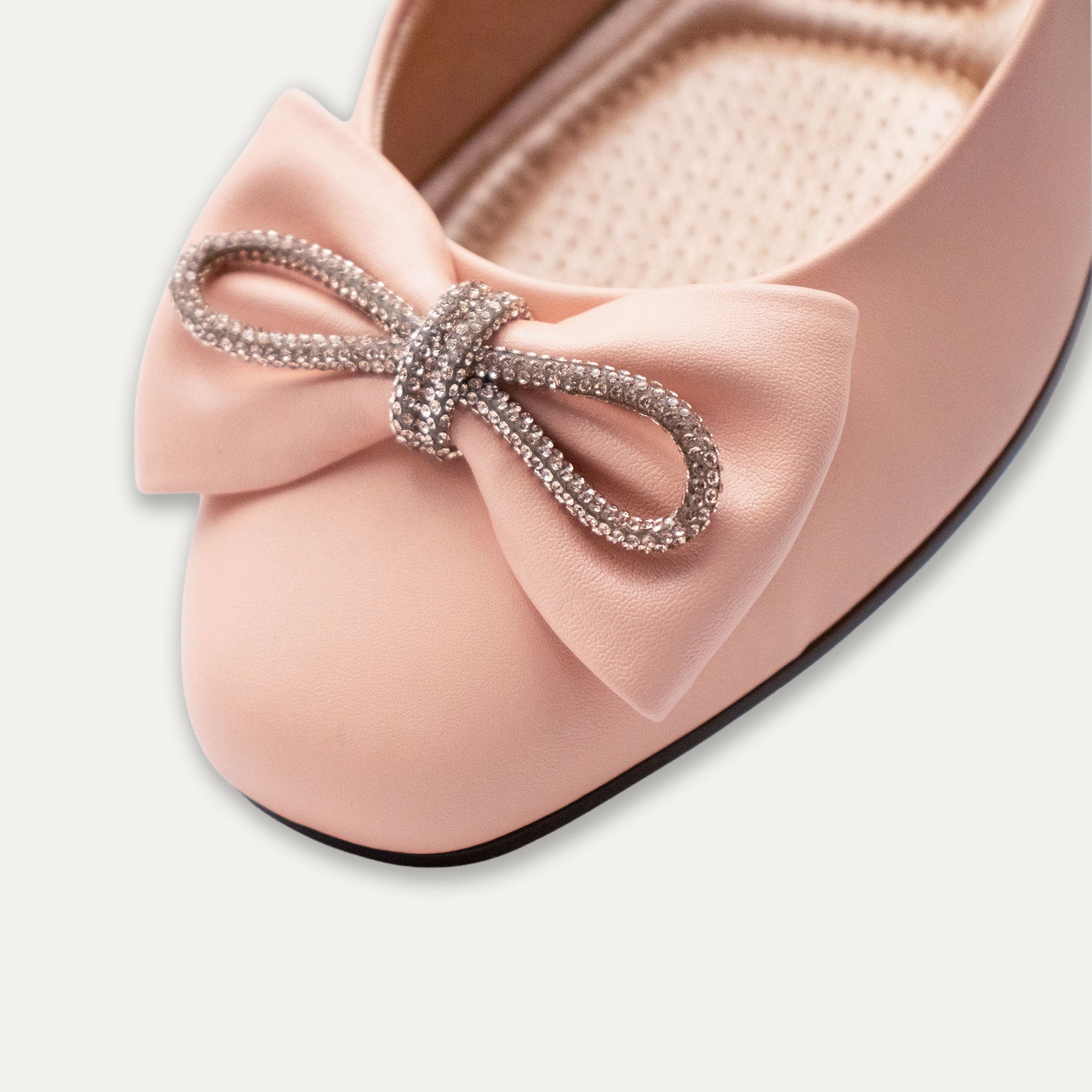 Julie Crystal Lazo Ballet Flats Apricot