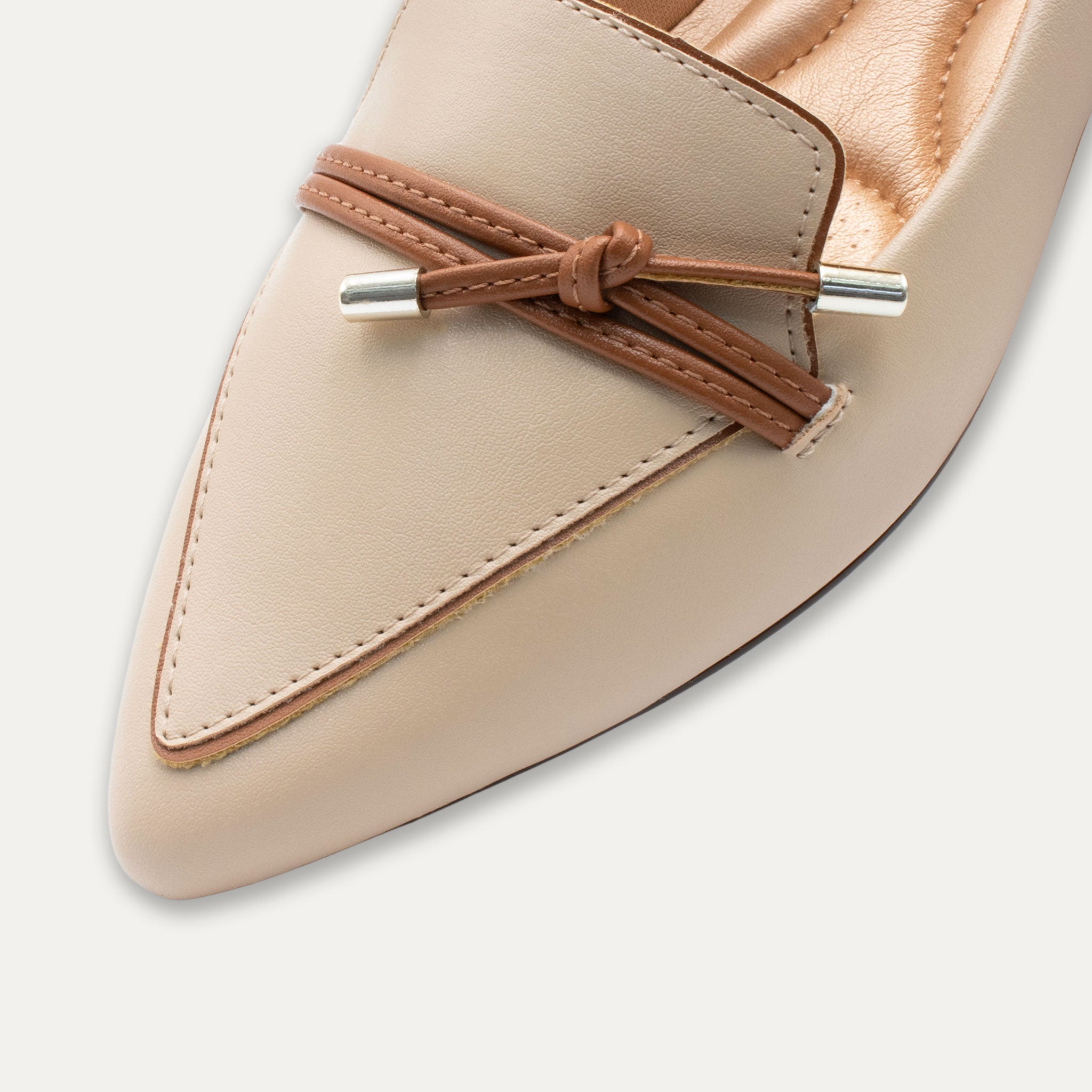 Alia Cream Loafers