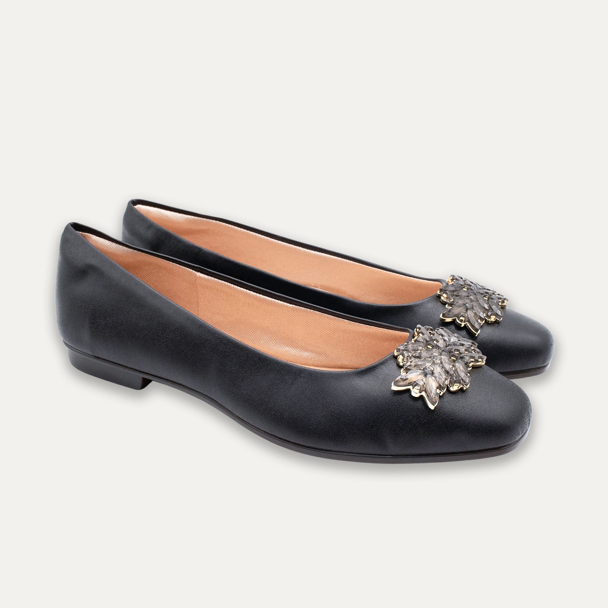Reina Ballet Flats Black