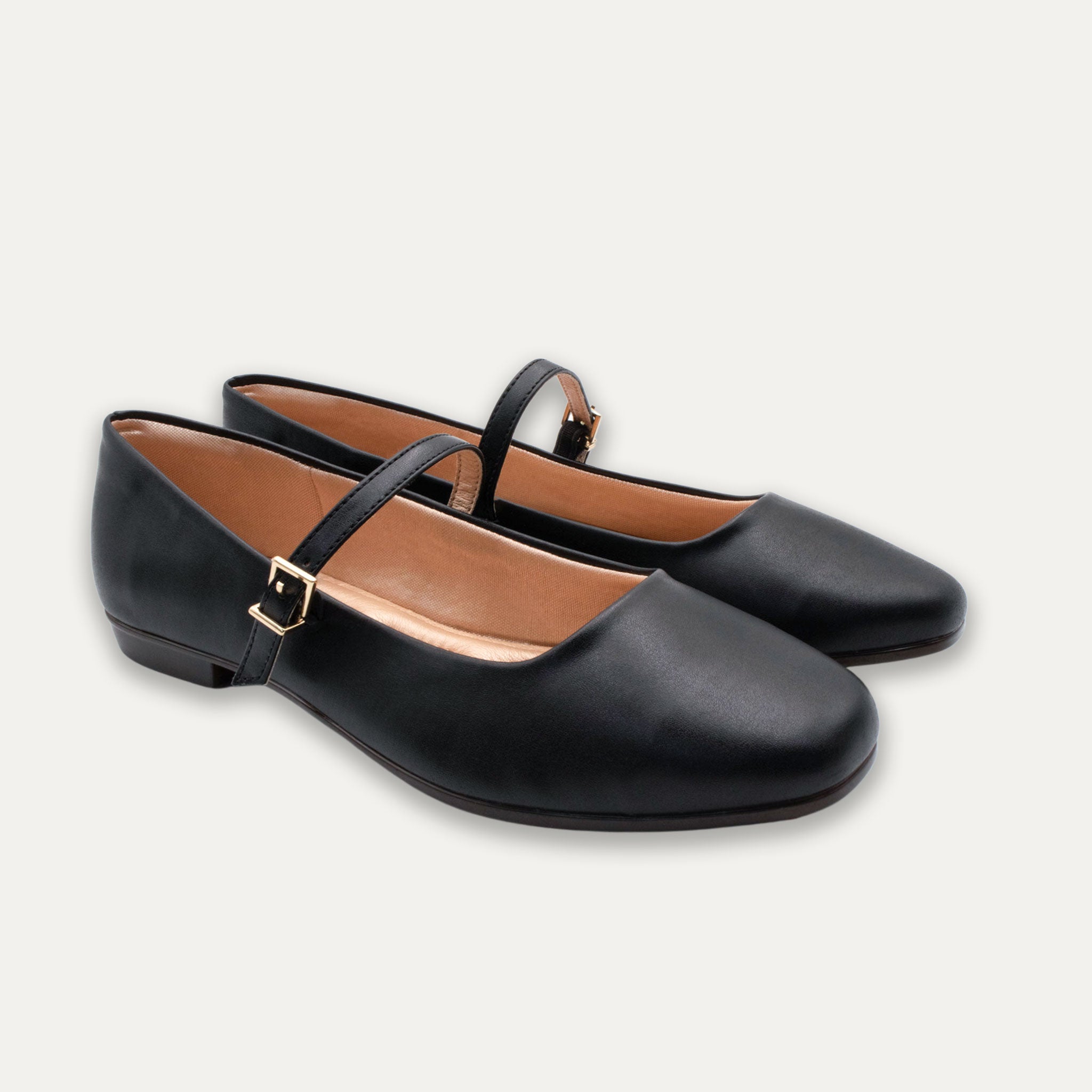 Maya Black Mary Jane Ballet Flats