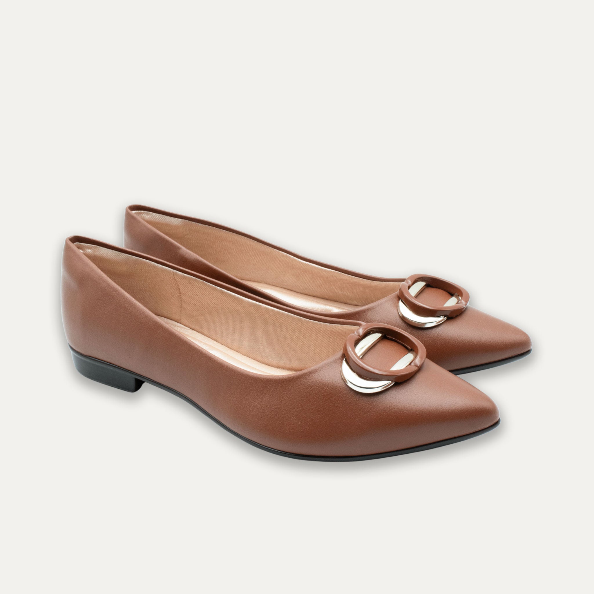 Isabella Whisky Pointed Toe Flats