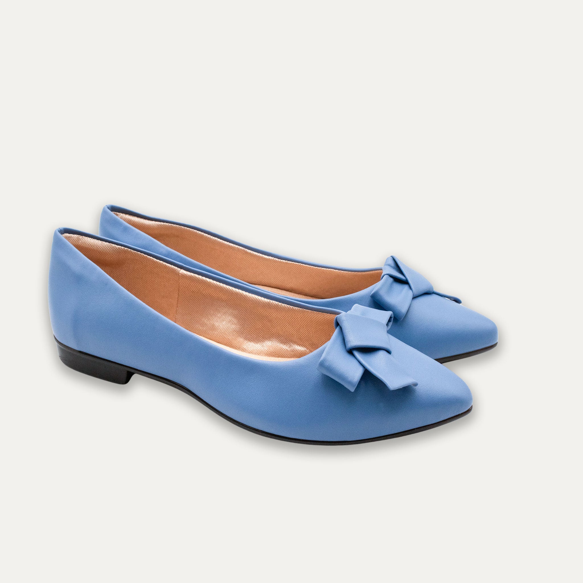 Aitana Tye Pointed Toe Flats Sky