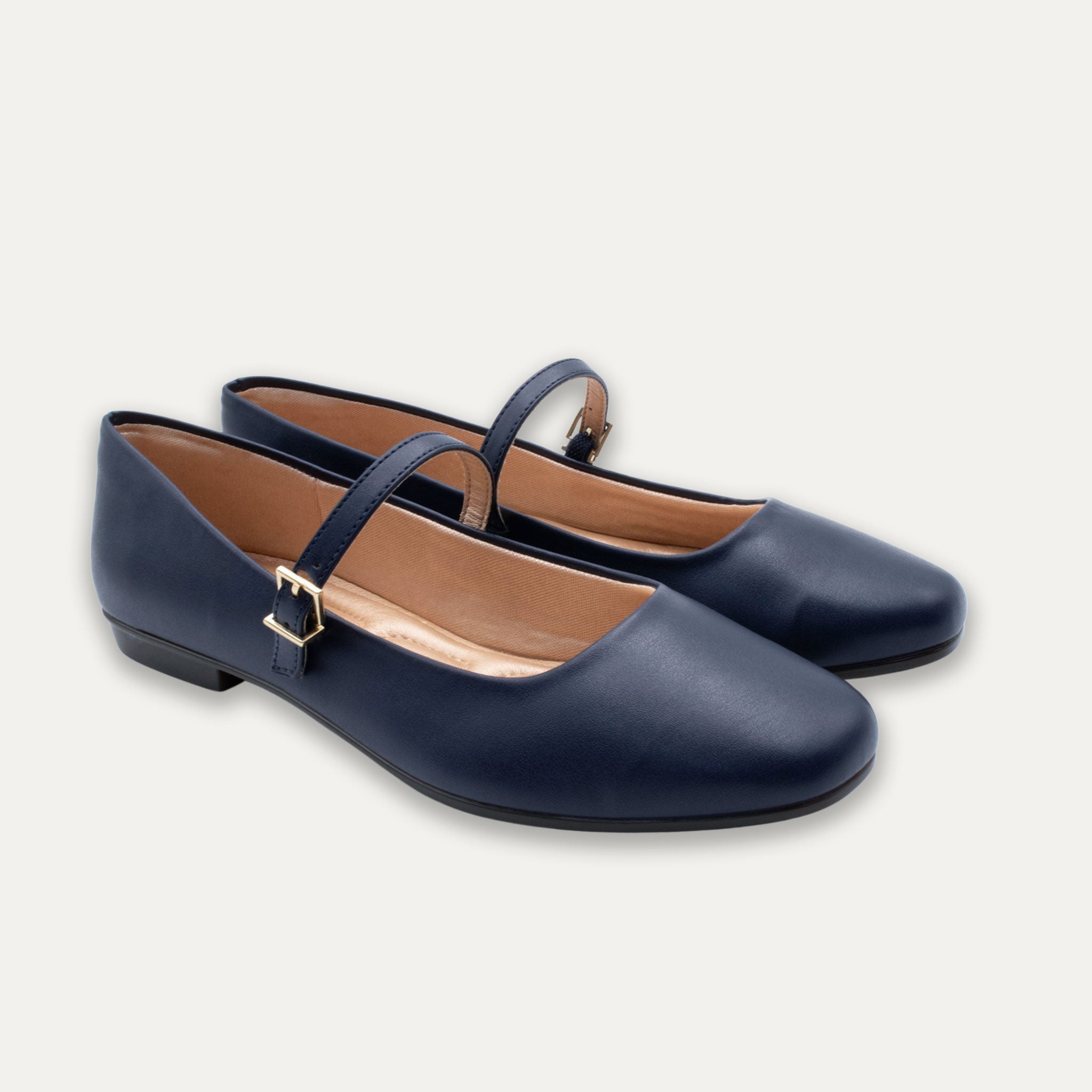 Maya Marine Mary Jane Ballet Flats