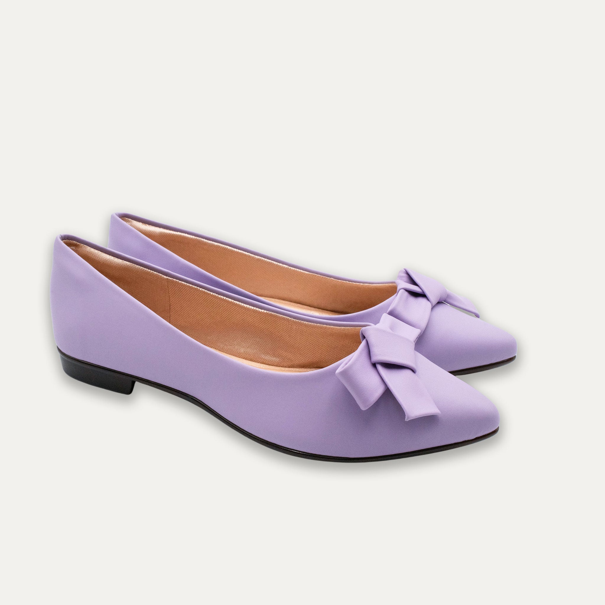 Aitana Tye Pointed Toe Flats Mauve