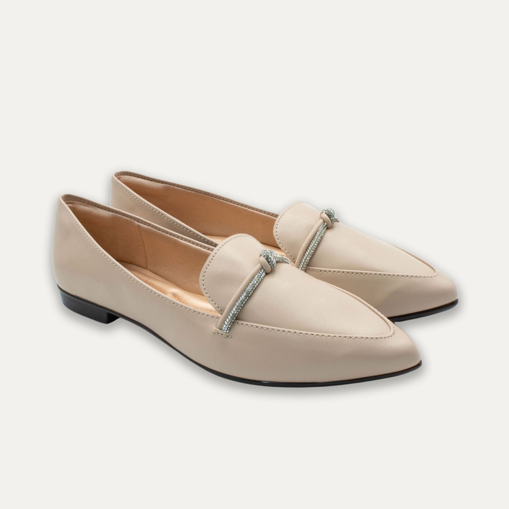 Viviana Napa Nude Loafers