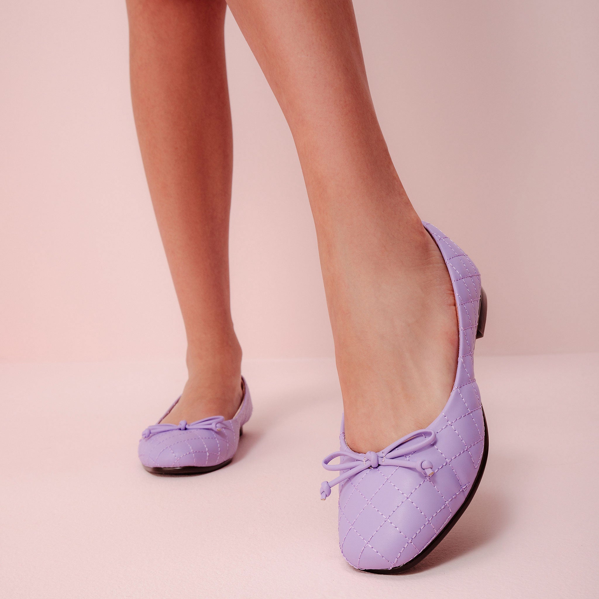 Adria Bow Ballet Flats Mauve