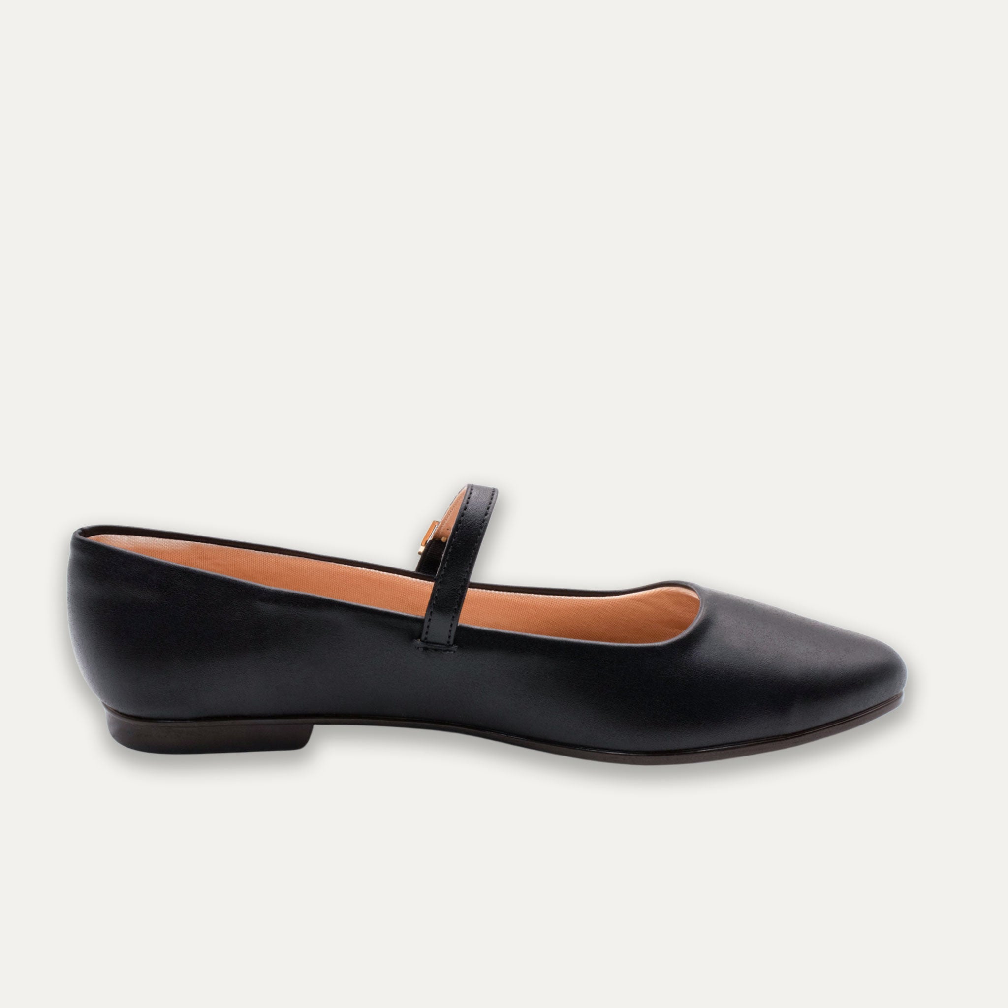 Maya Black Mary Jane Ballet Flats