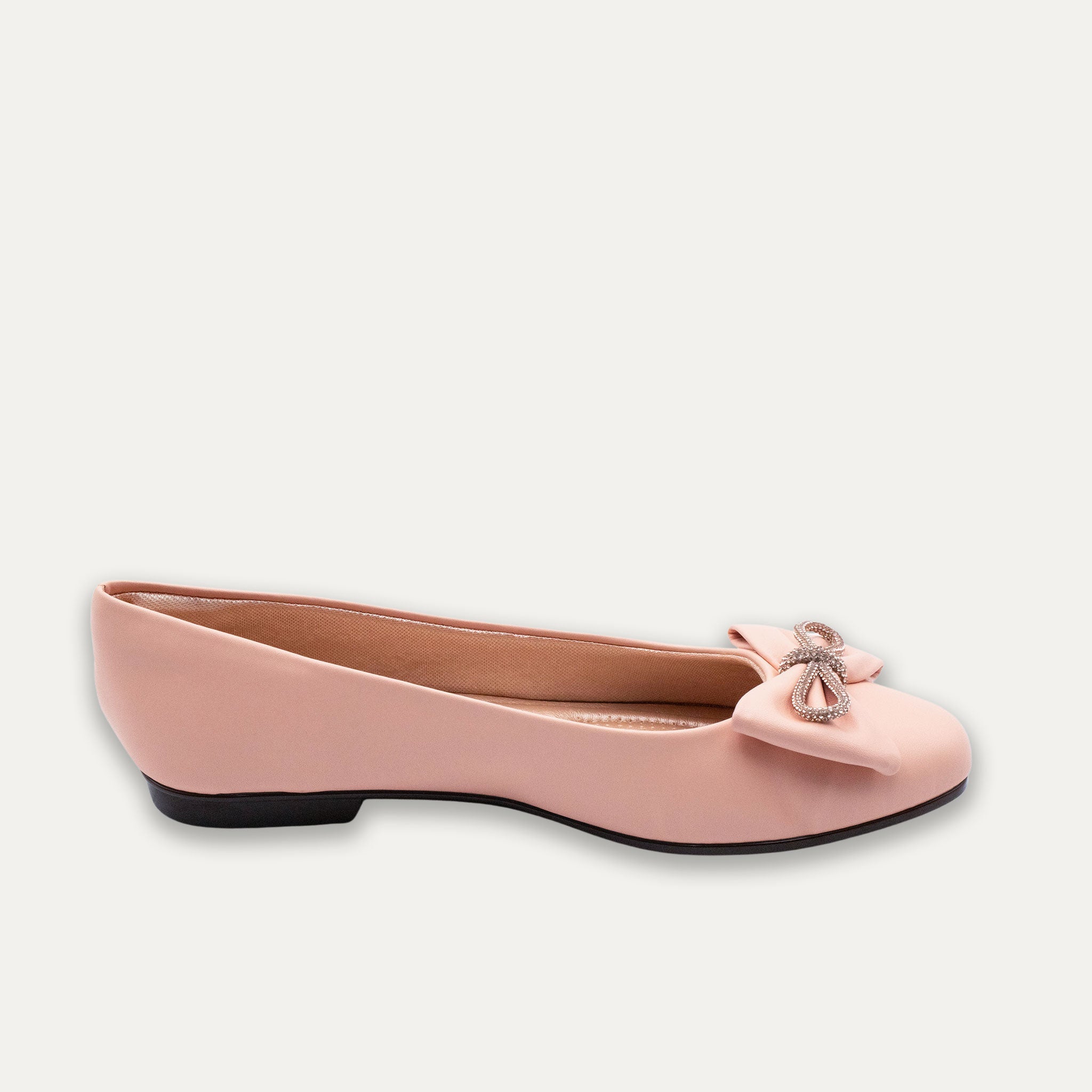 Julie Crystal Lazo Ballet Flats Apricot