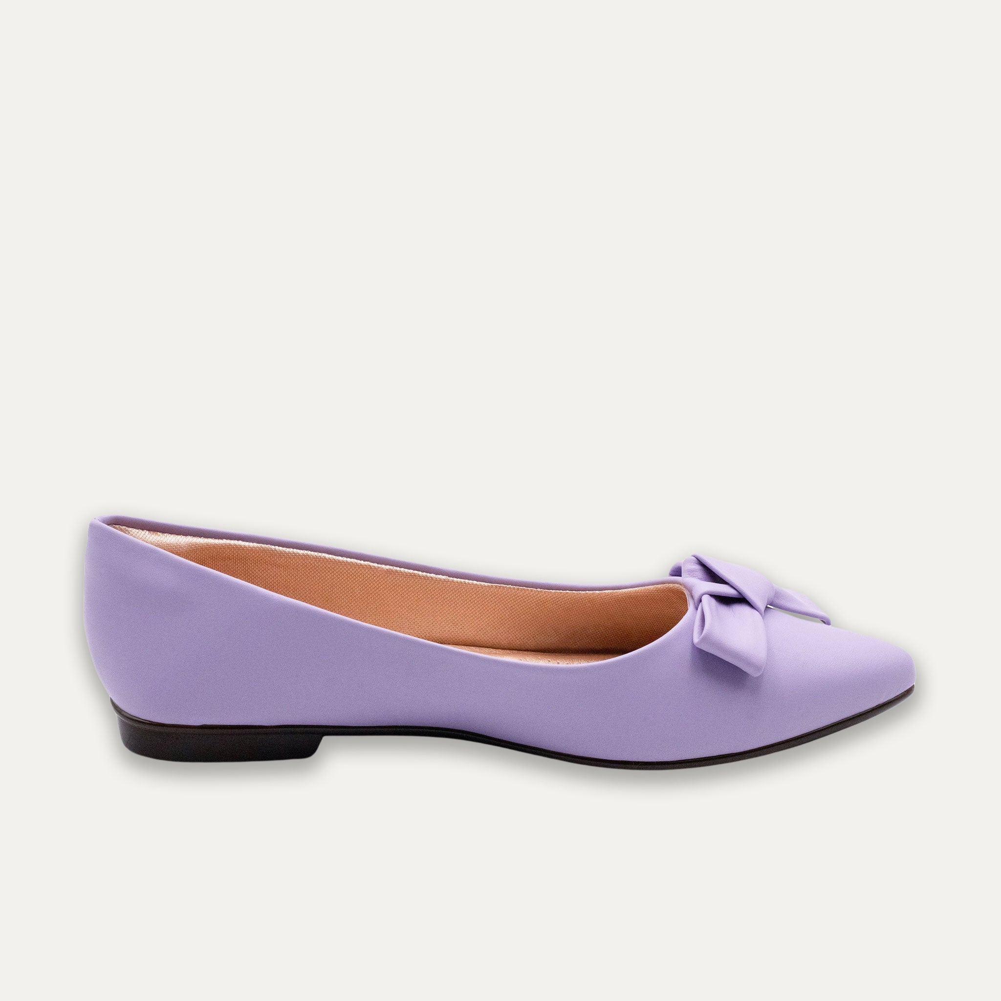 Aitana Tye Pointed Toe Flats Mauve