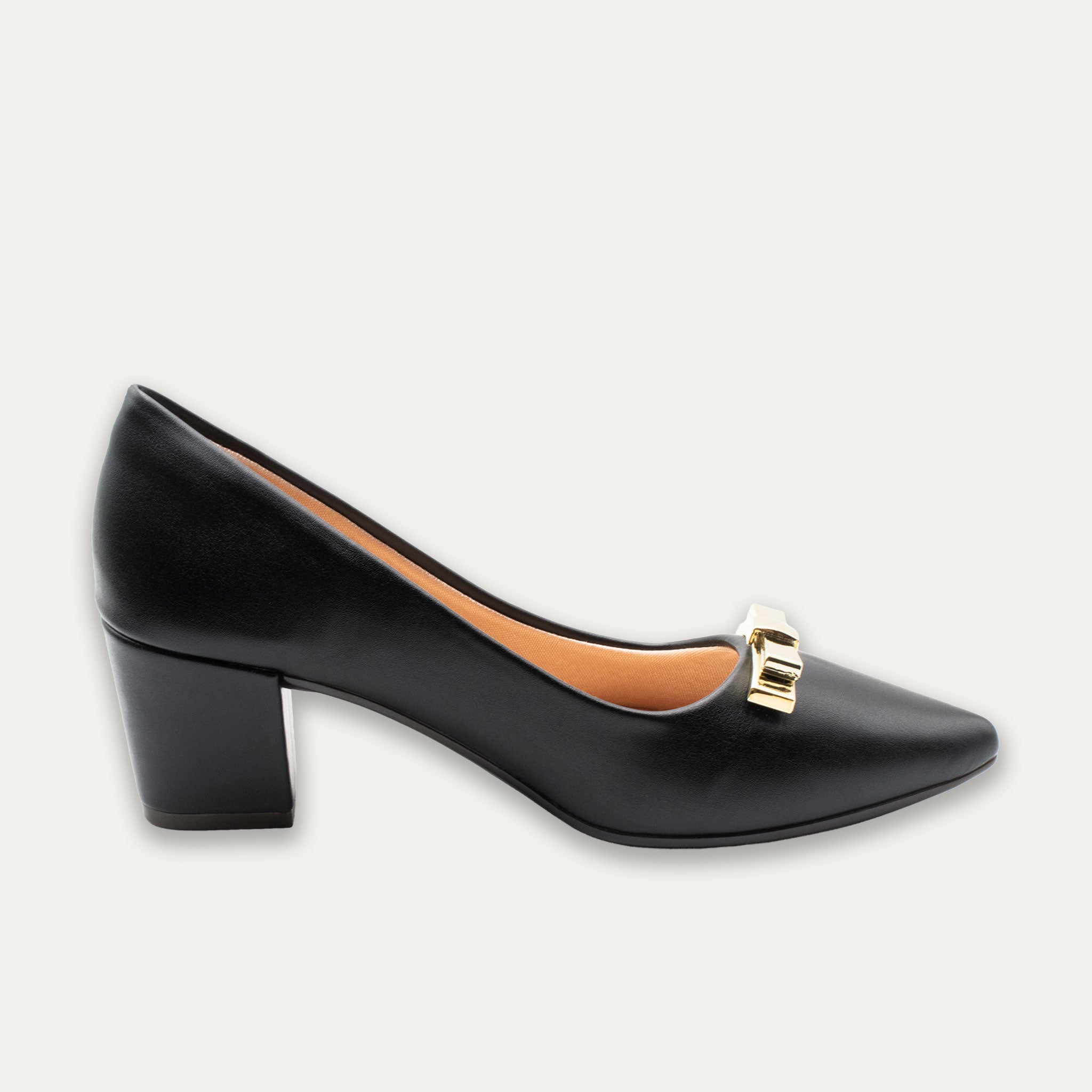 Vidalina Black Block Heels