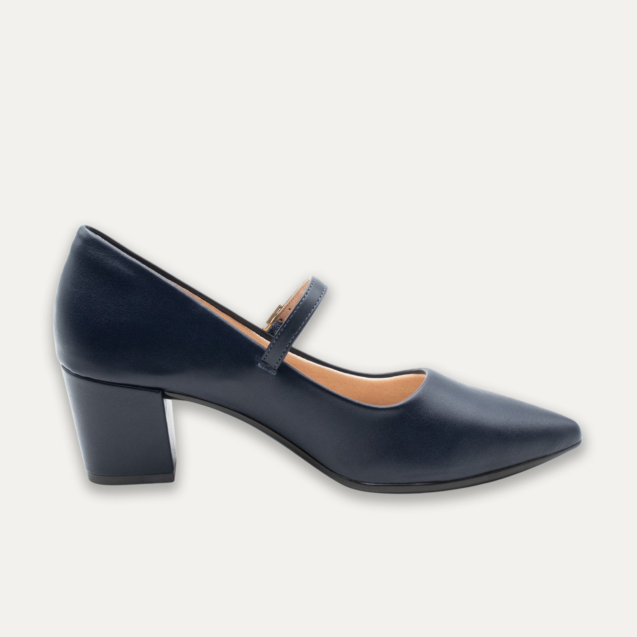 Vanina Marine Mary Jane Block Heels