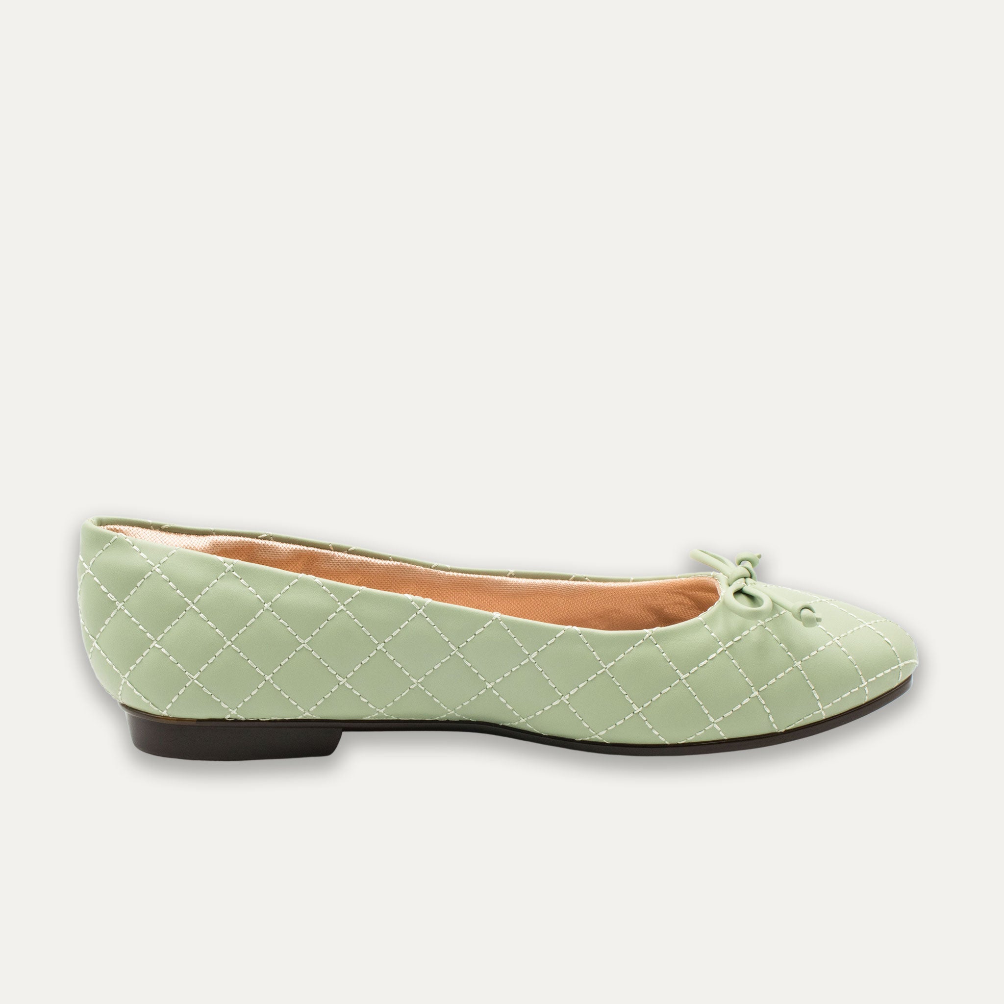 Adria Bow Ballet Flats Matcha