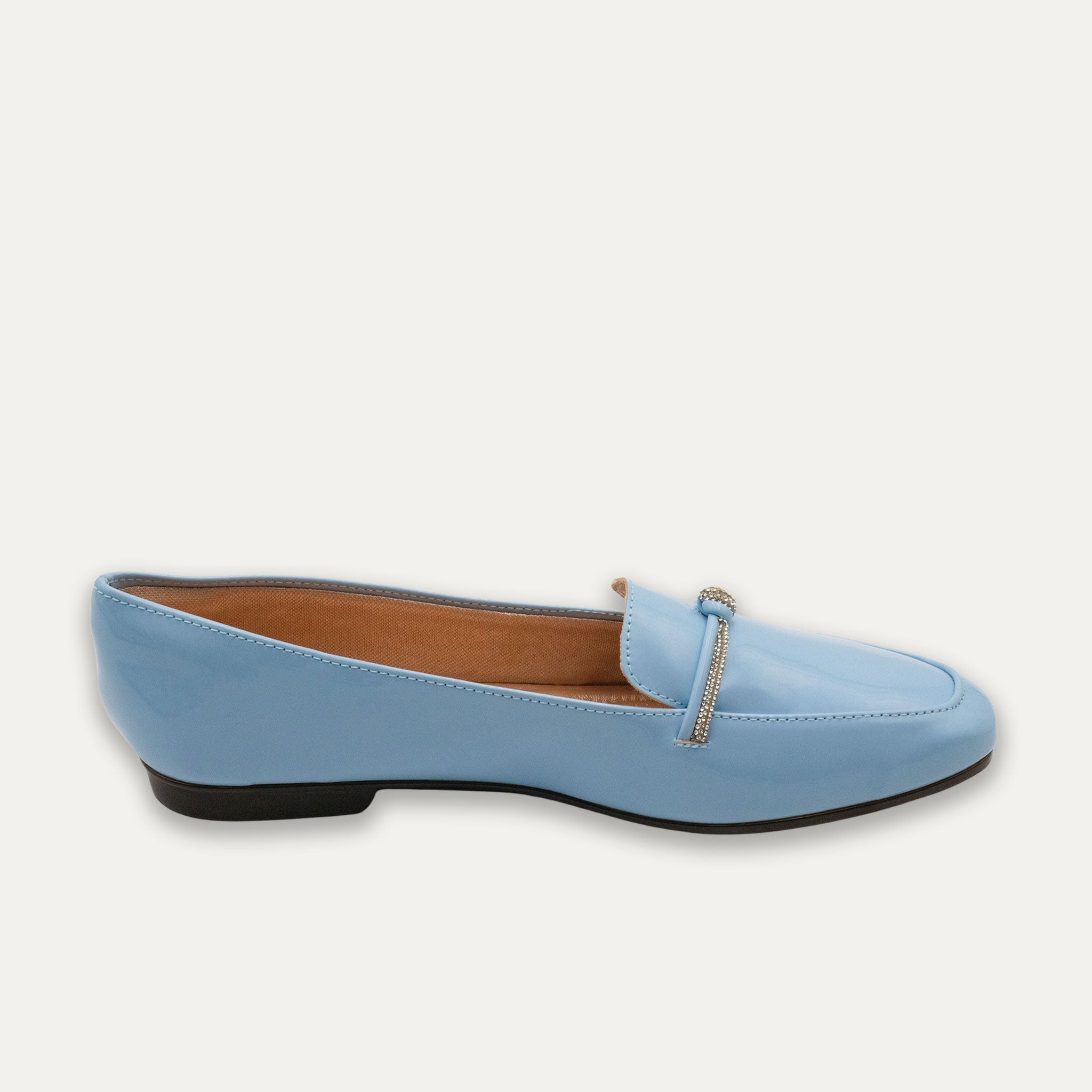 Viv Round Toe Loafers Blue