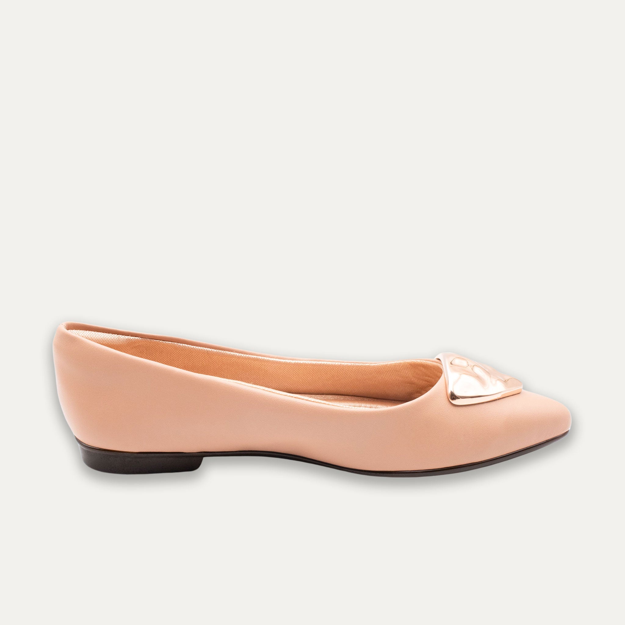 Elena Pointed Toe Flats Pele