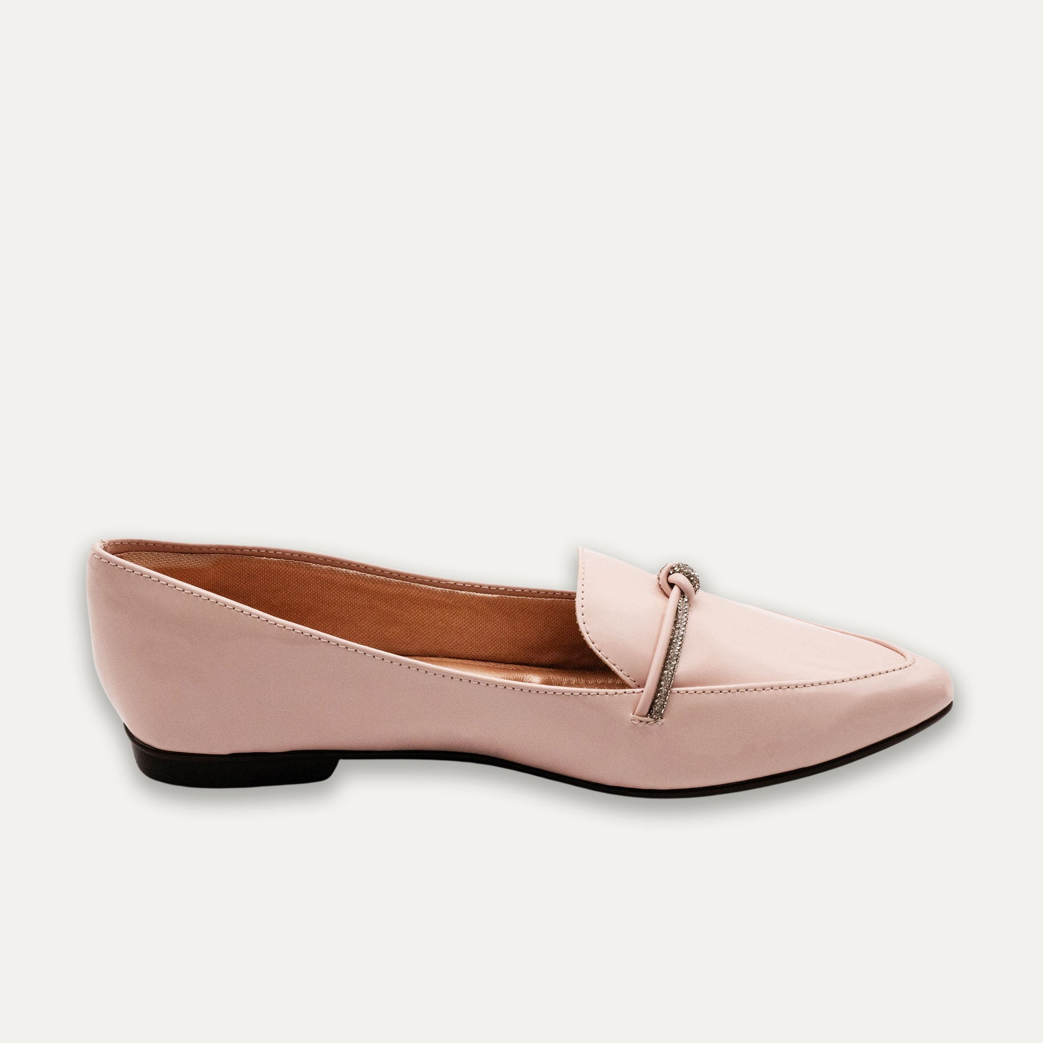 Viviana Pointed Toe Loafers Candy