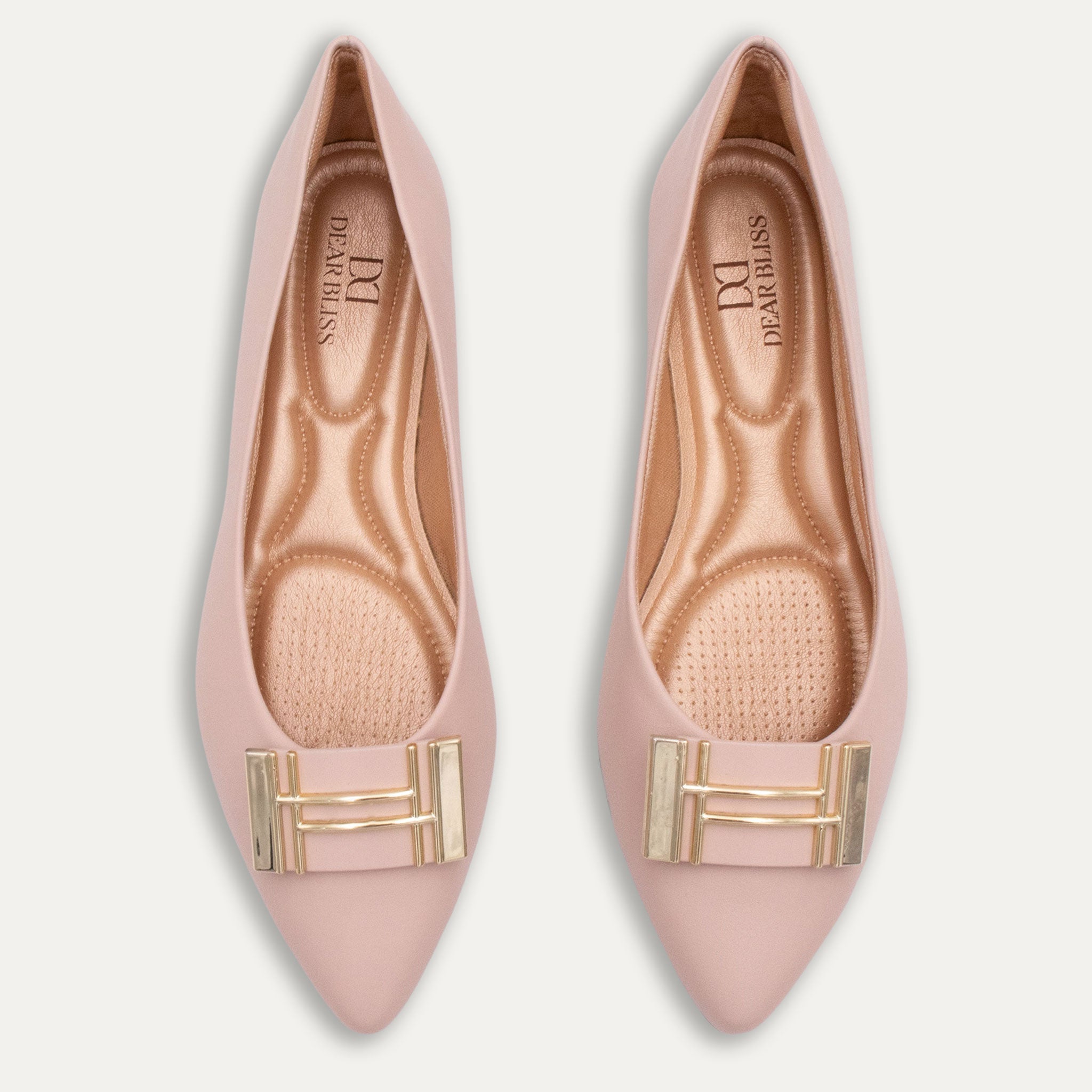 Analia Pointed Toe Flats Candy