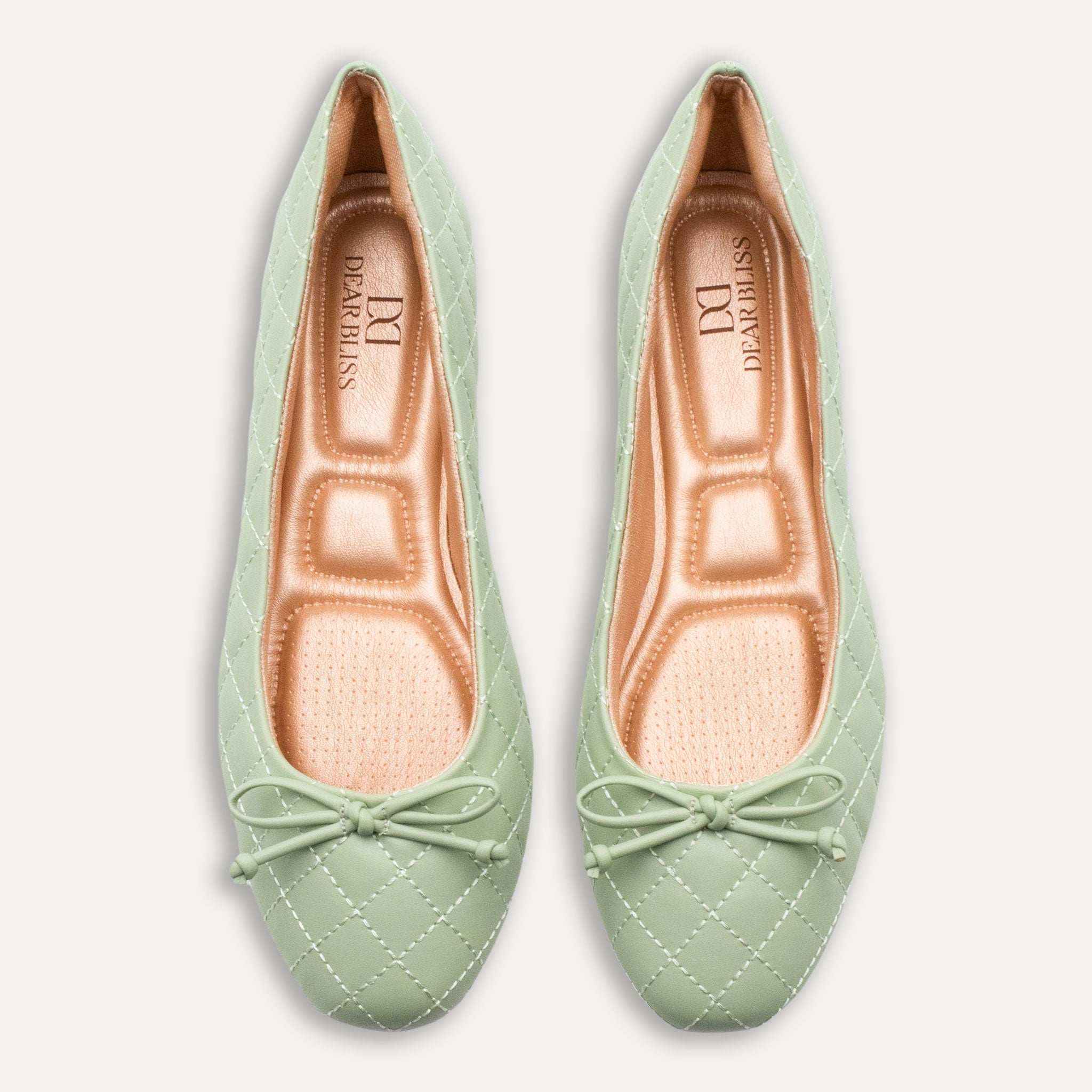 Adria Bow Ballet Flats Matcha