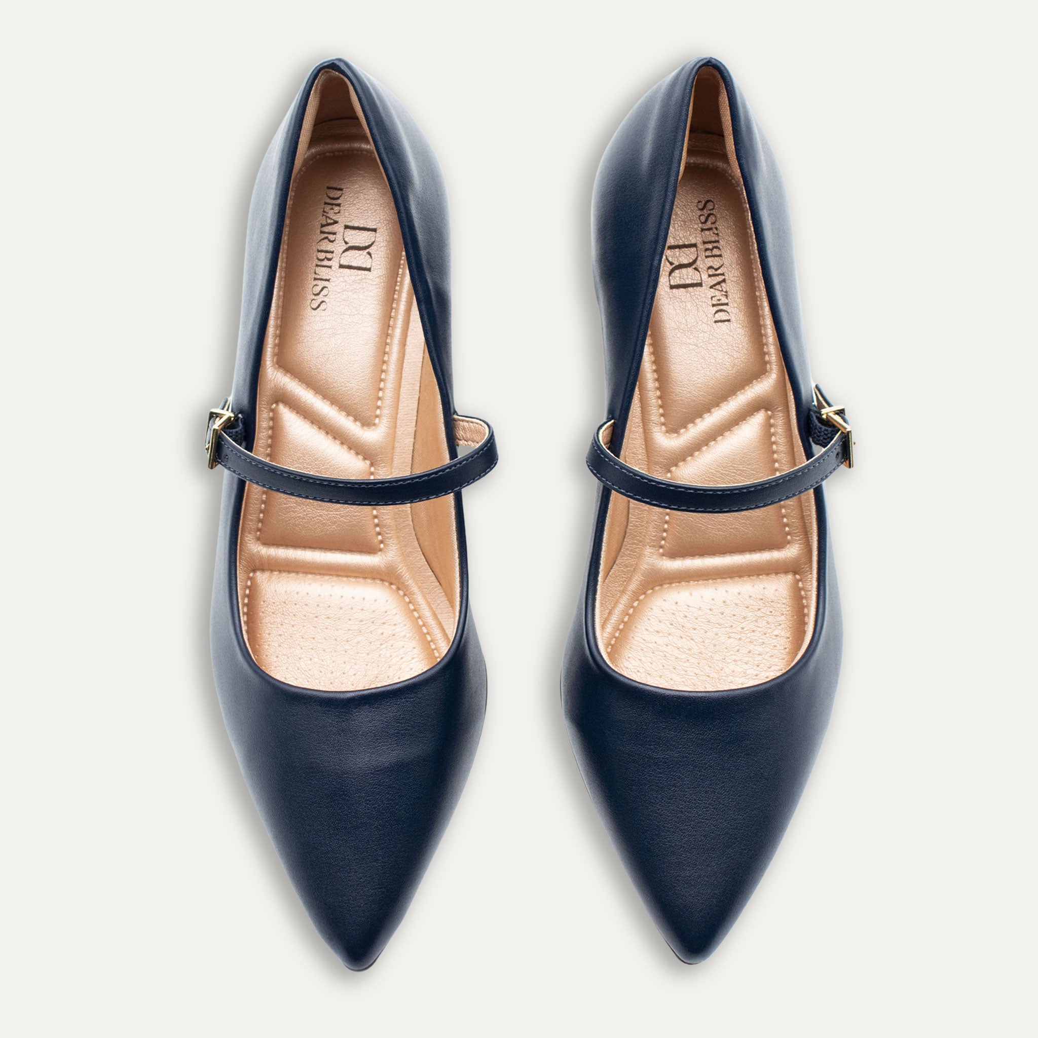 Vanina Marine Mary Jane Block Heels