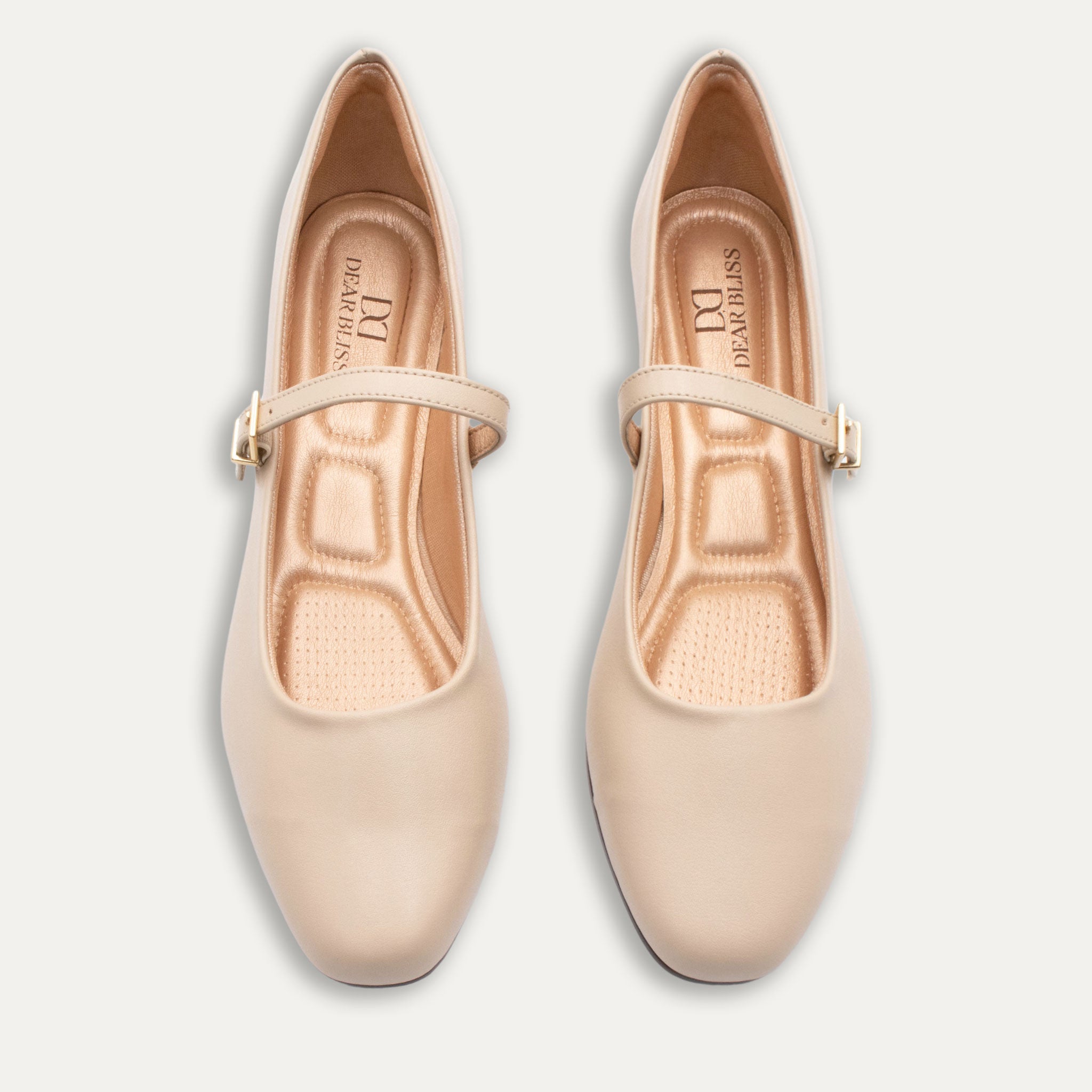 Maya Cream Mary Jane Ballet Flats