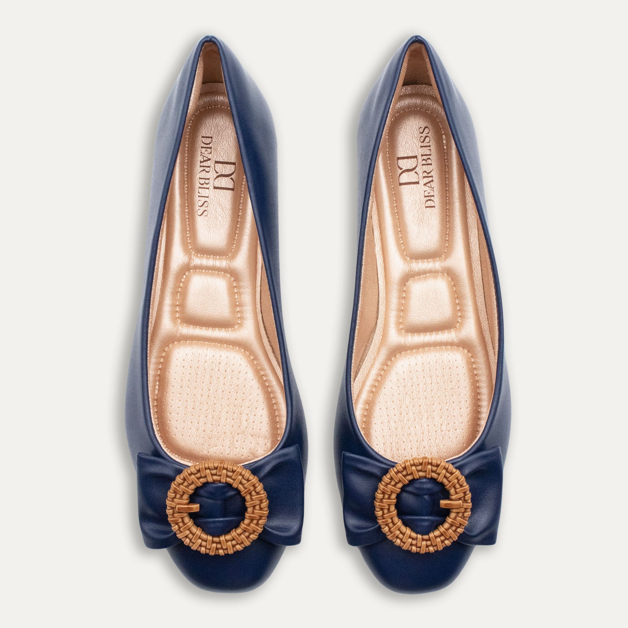 Ana Ballet Flats Indigo