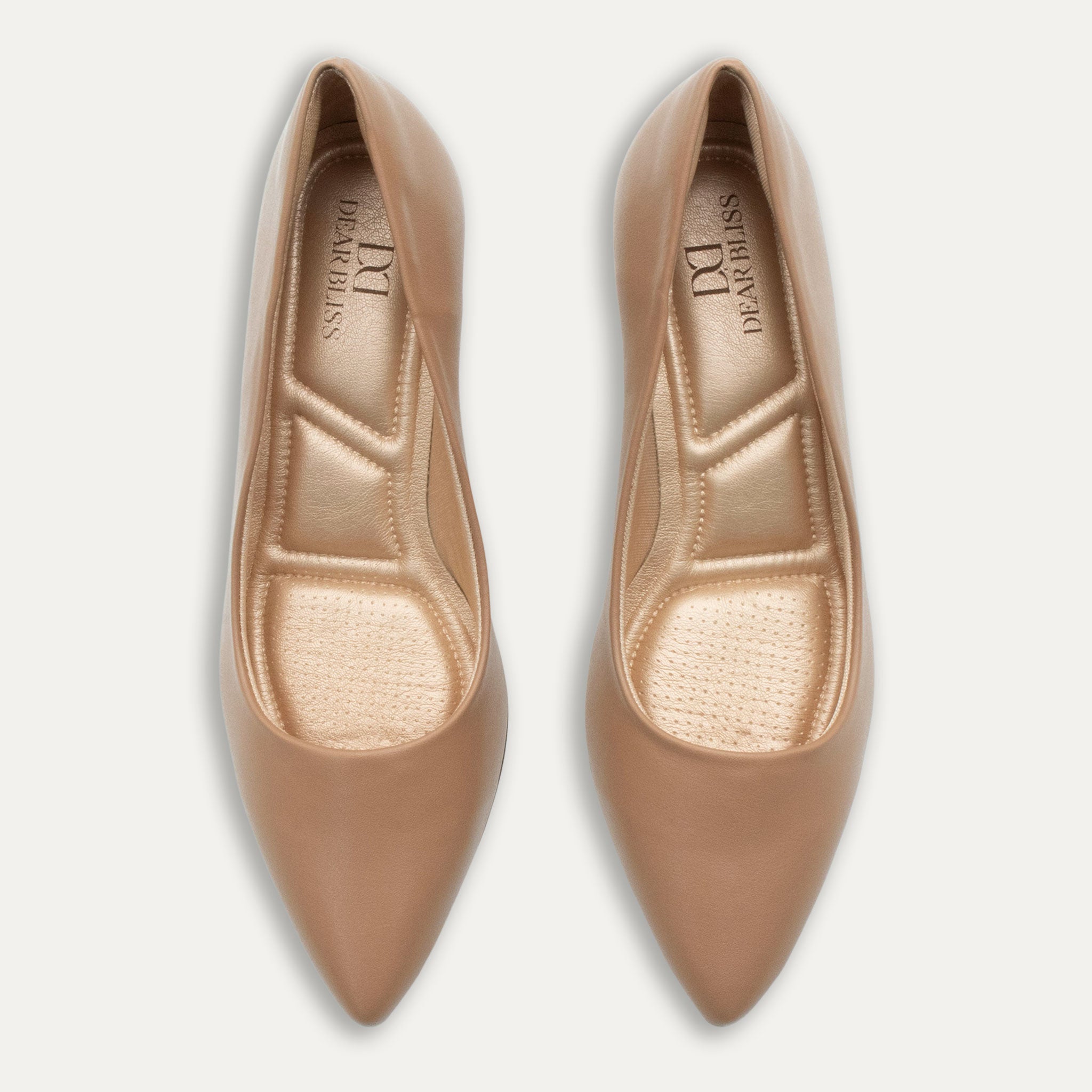 Valeria Tan Pointed Toe Block Heels