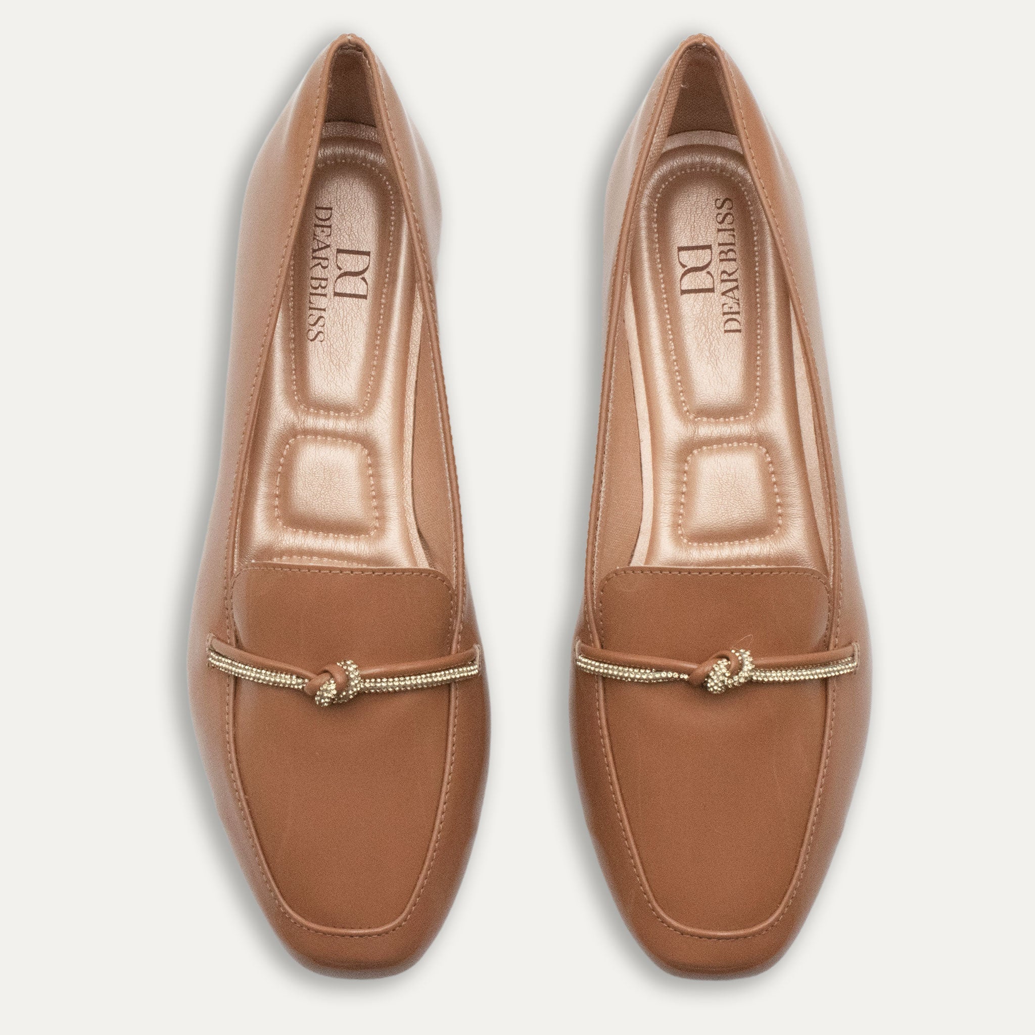 Viv Round Toe Loafers Ambar