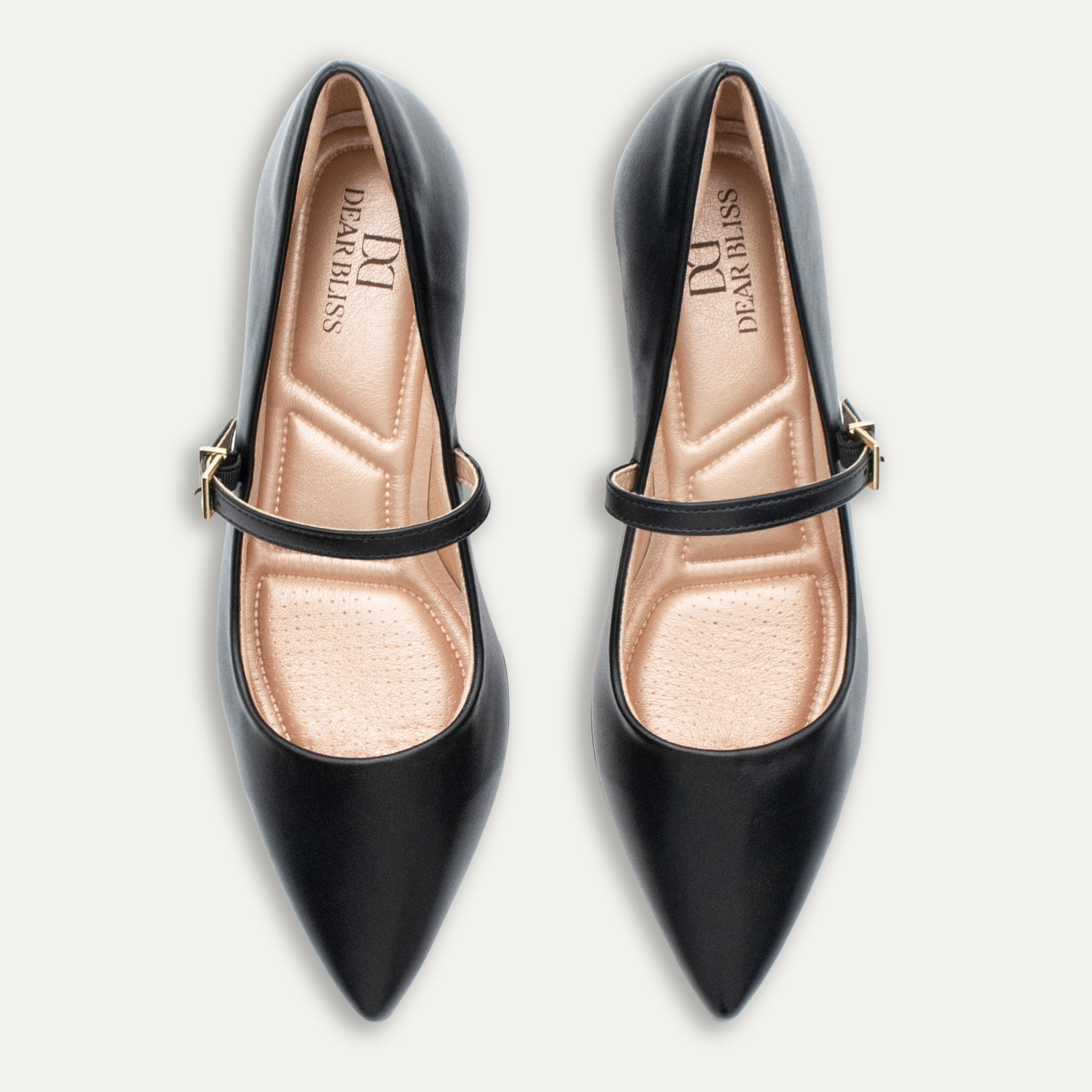 Vanina Black Mary Jane Block Heels