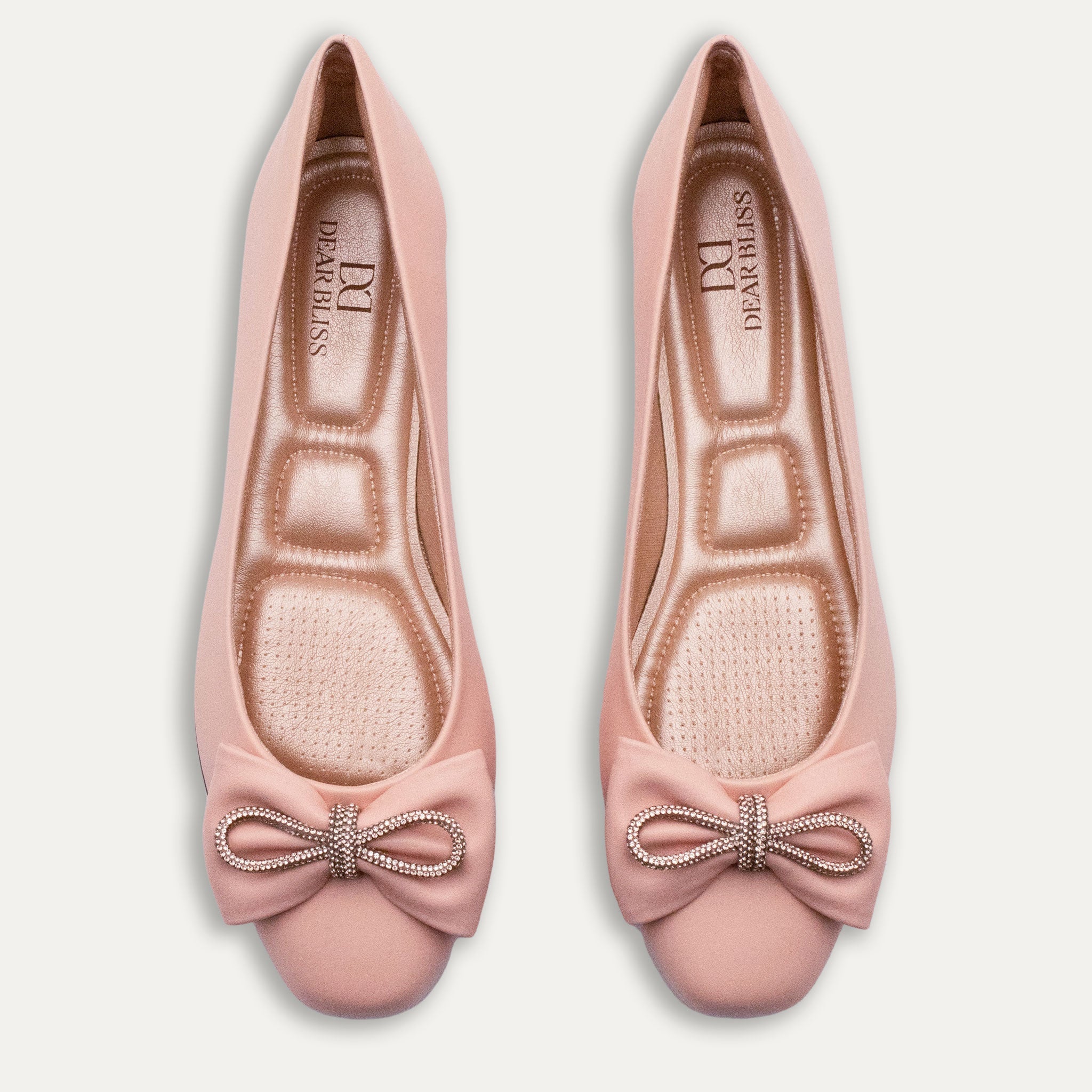 Julie Crystal Lazo Ballet Flats Apricot