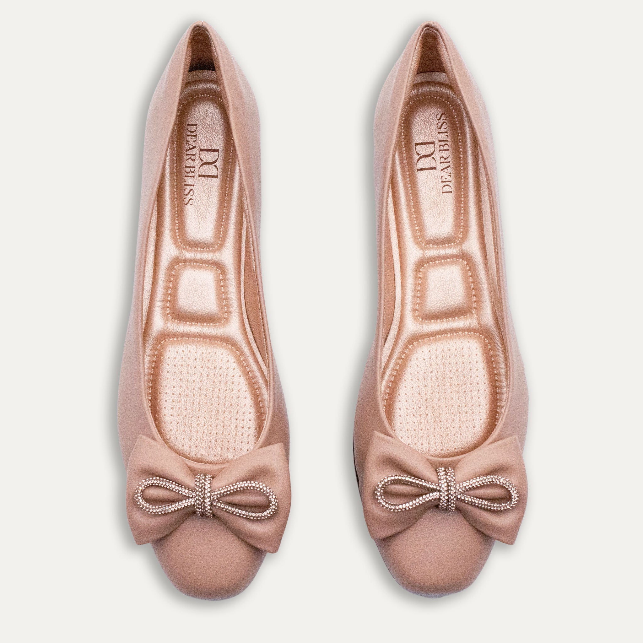 Julie Crystal Lazo Ballet Flats Antique