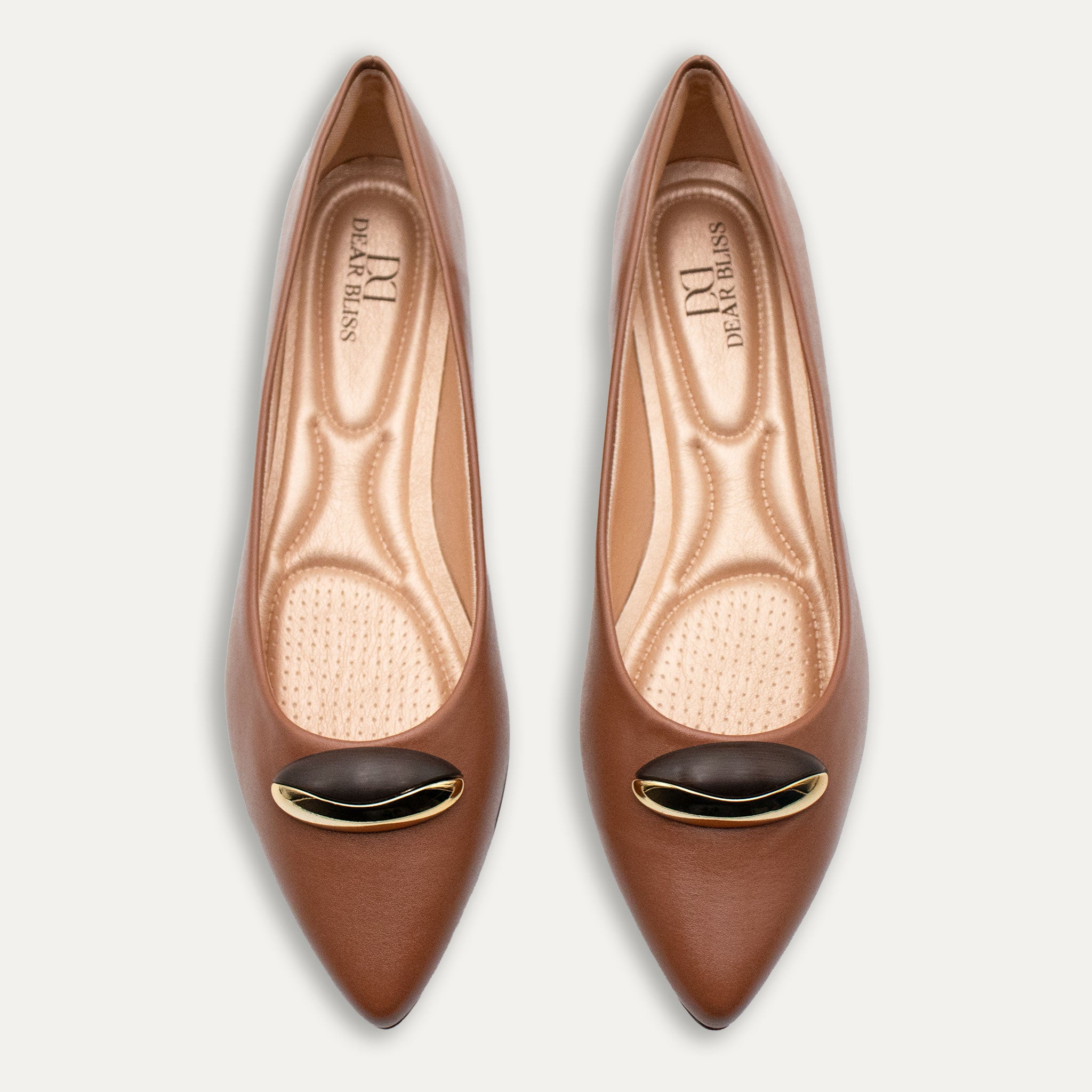 Evita Ginger Pointed Toe Flats