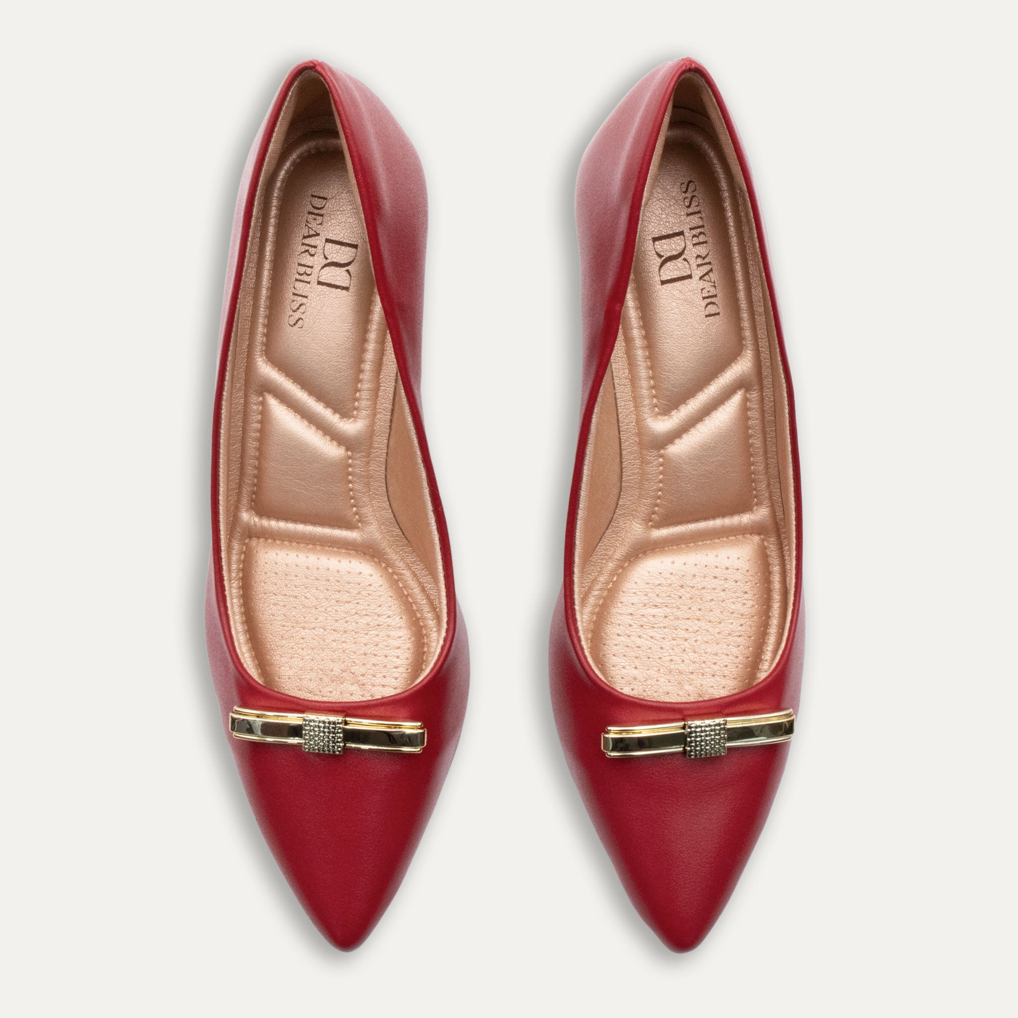 Valentina Red Block Heels