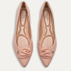 Carmen Pointed Toe Flats Apricot