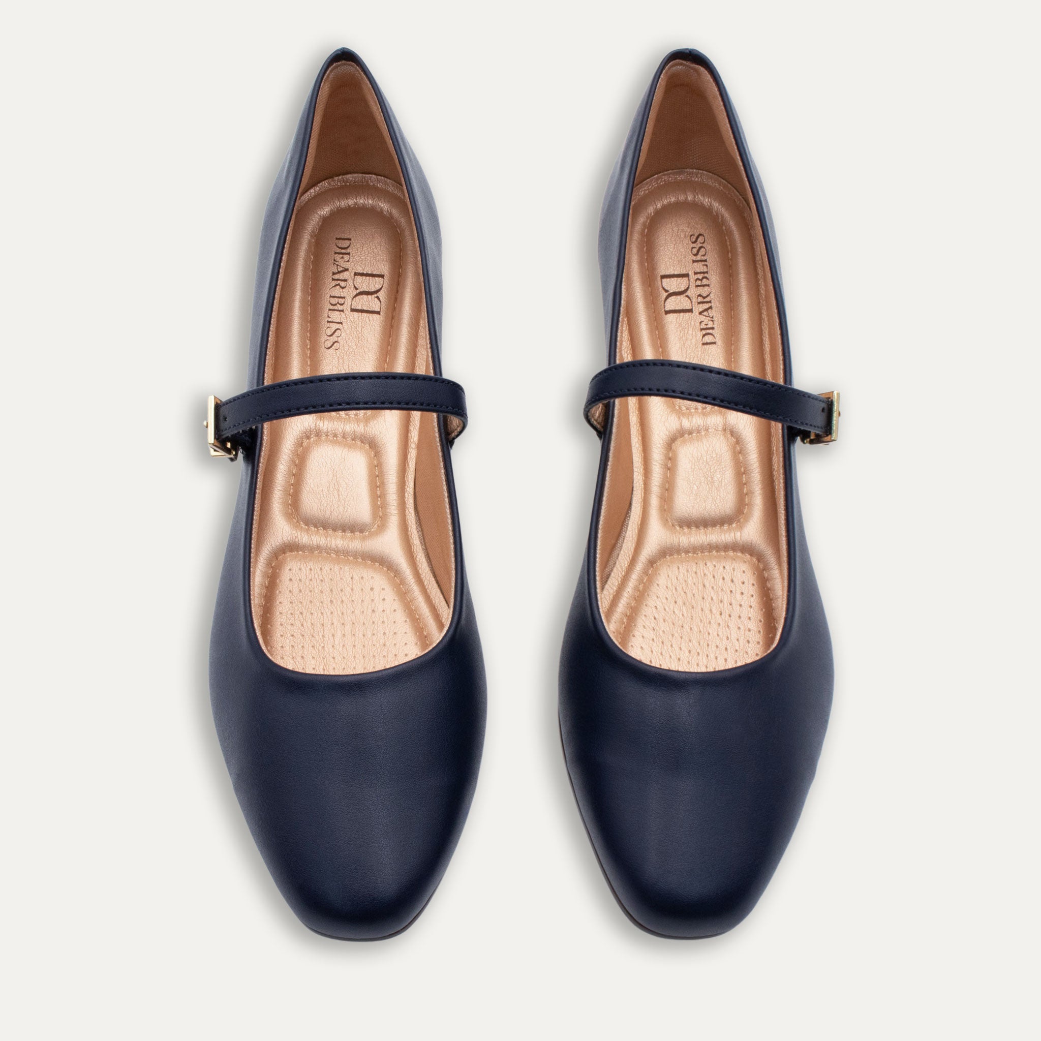 Maya Marine Mary Jane Ballet Flats
