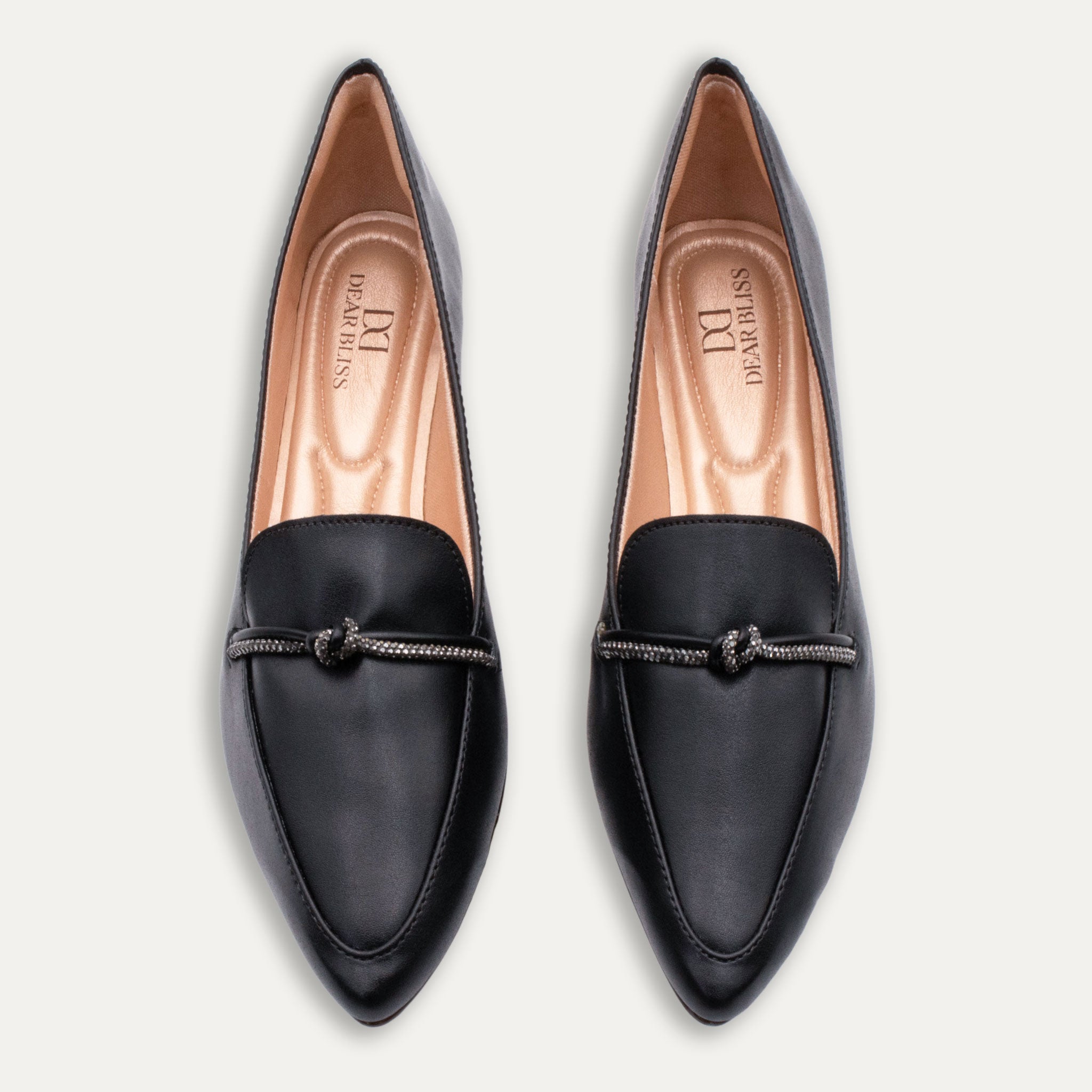 Viviana Napa Black Loafers