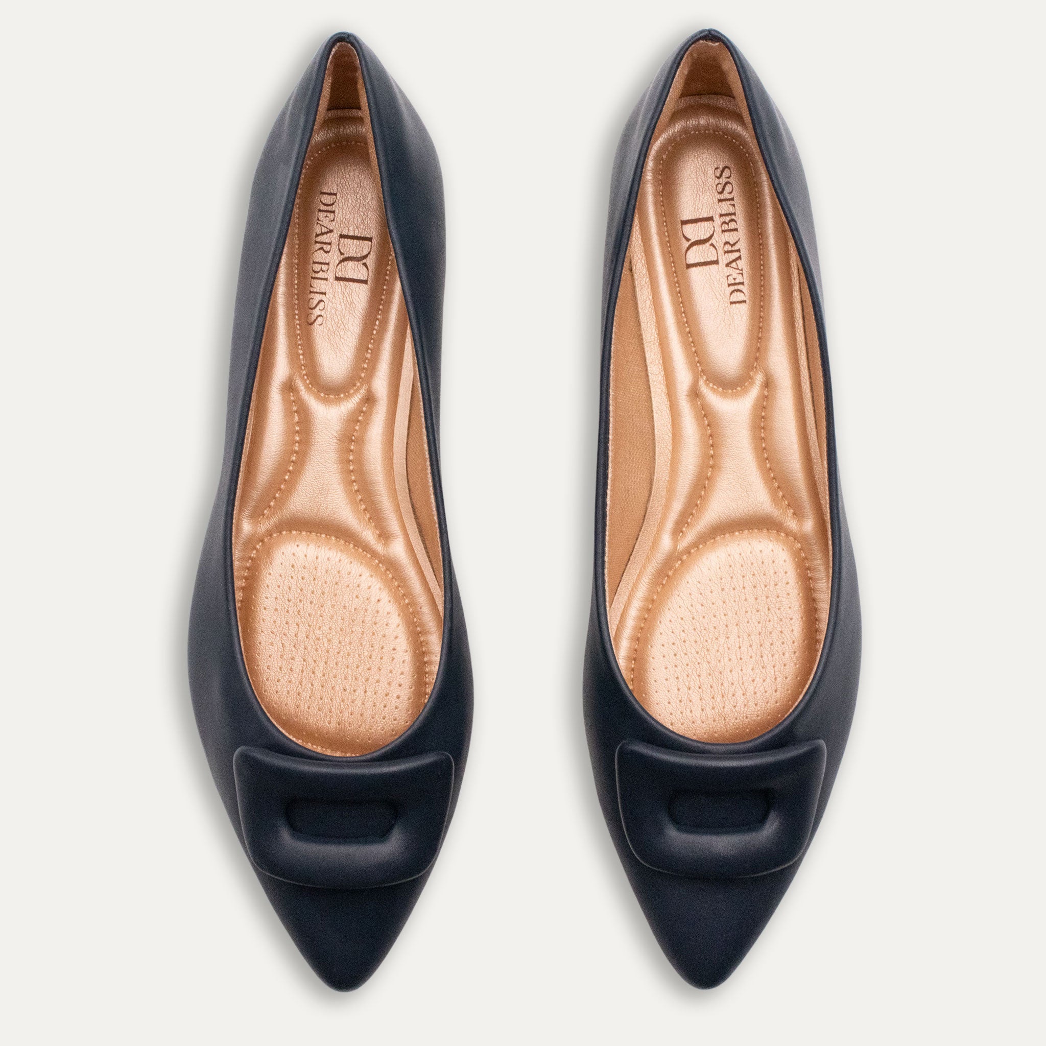 Lia Pointed Toe Flats Marine