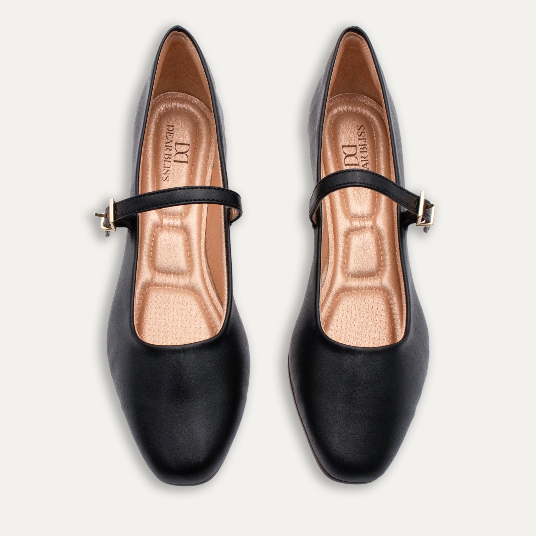 Maya Black Mary Jane Ballet Flats